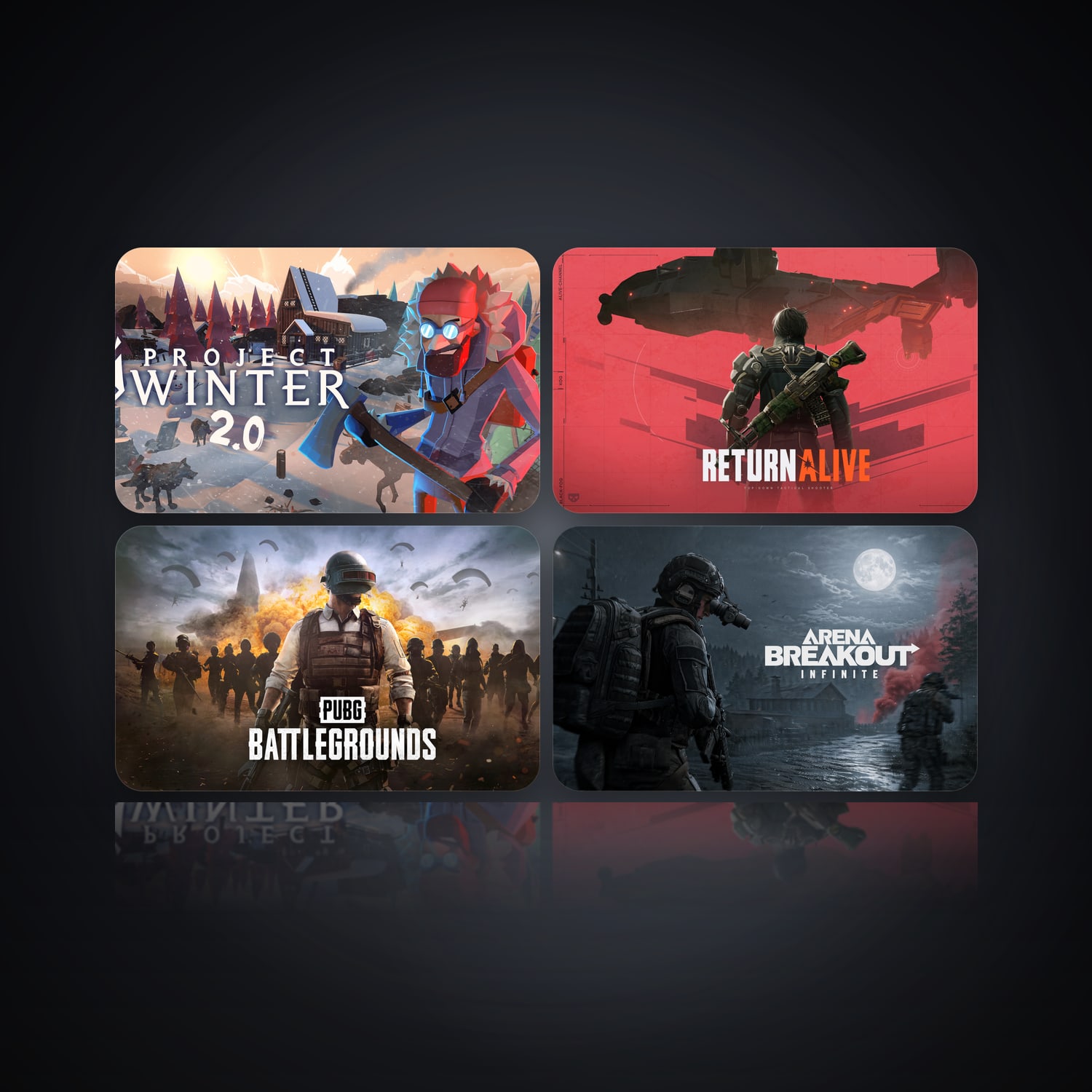Project Winter & Return Alive | 5 Games — HabibiAccounts