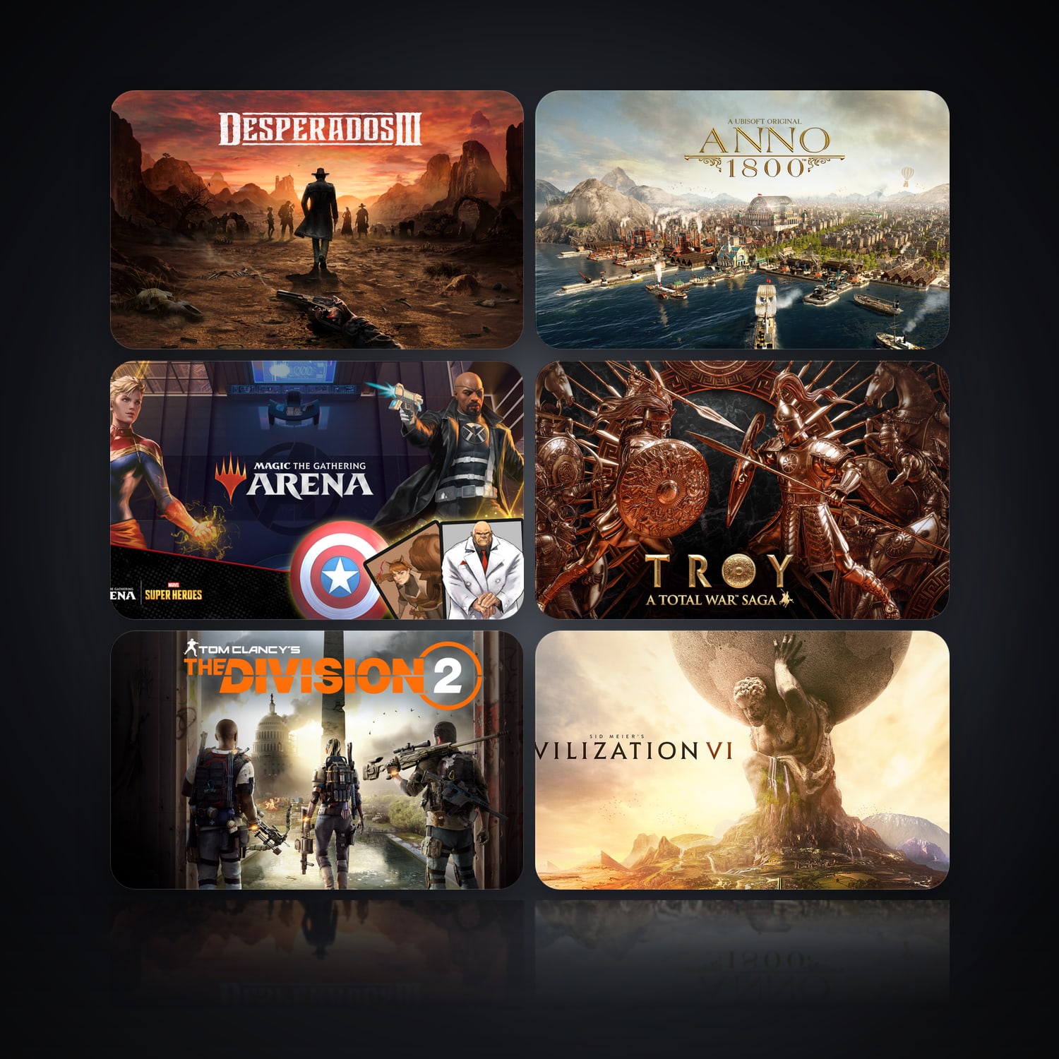 Desperados III & Anno 1800 | 134 Games — HabibiAccounts
