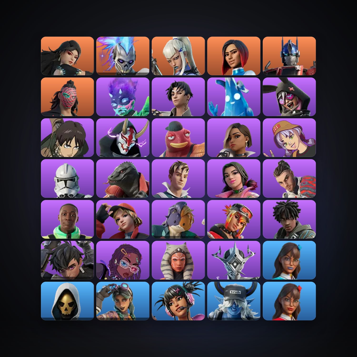 Fortnite | 39 Skins | 200 V-Bucks | Level 1330 | 94 Wins — HabibiAccounts