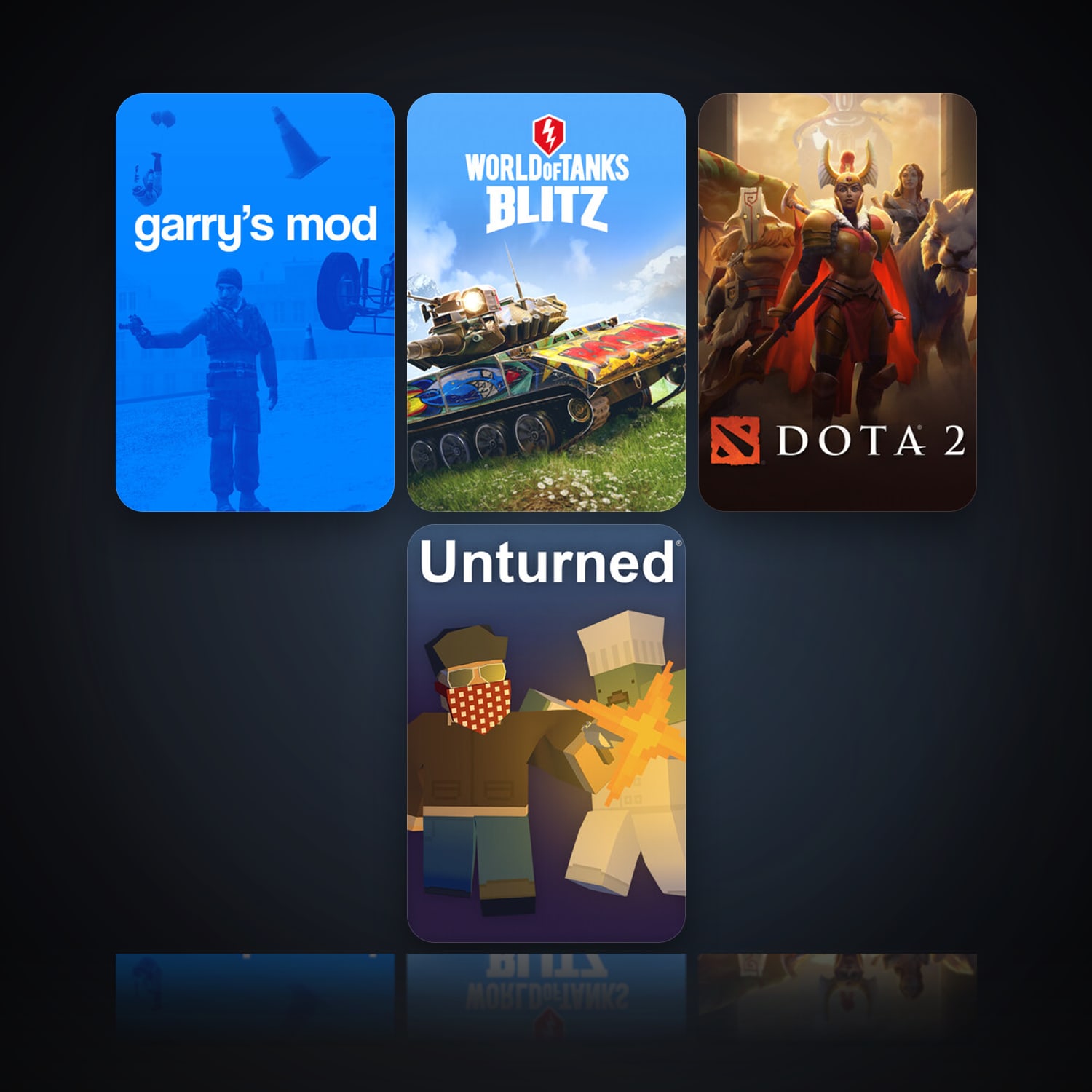 Garry's Mod & World of Tanks Blitz | Clean — HabibiAccounts