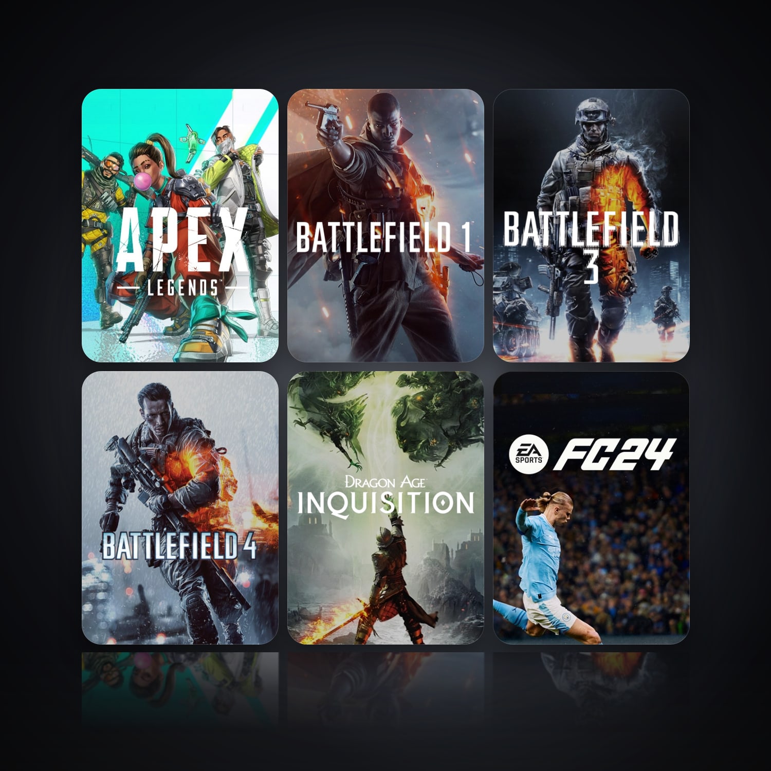 Apex Legends & Battlefield 1 | 12 لعبة | Apex لفل 3 — HabibiAccounts