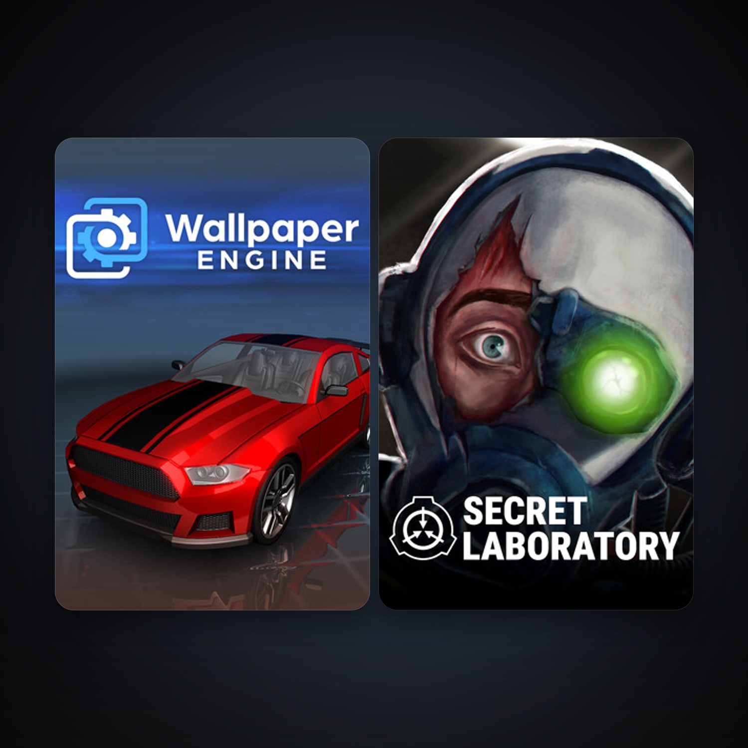 Wallpaper Engine + SCP: Secret Laboratory, 8 games, clean — HabibiAccounts