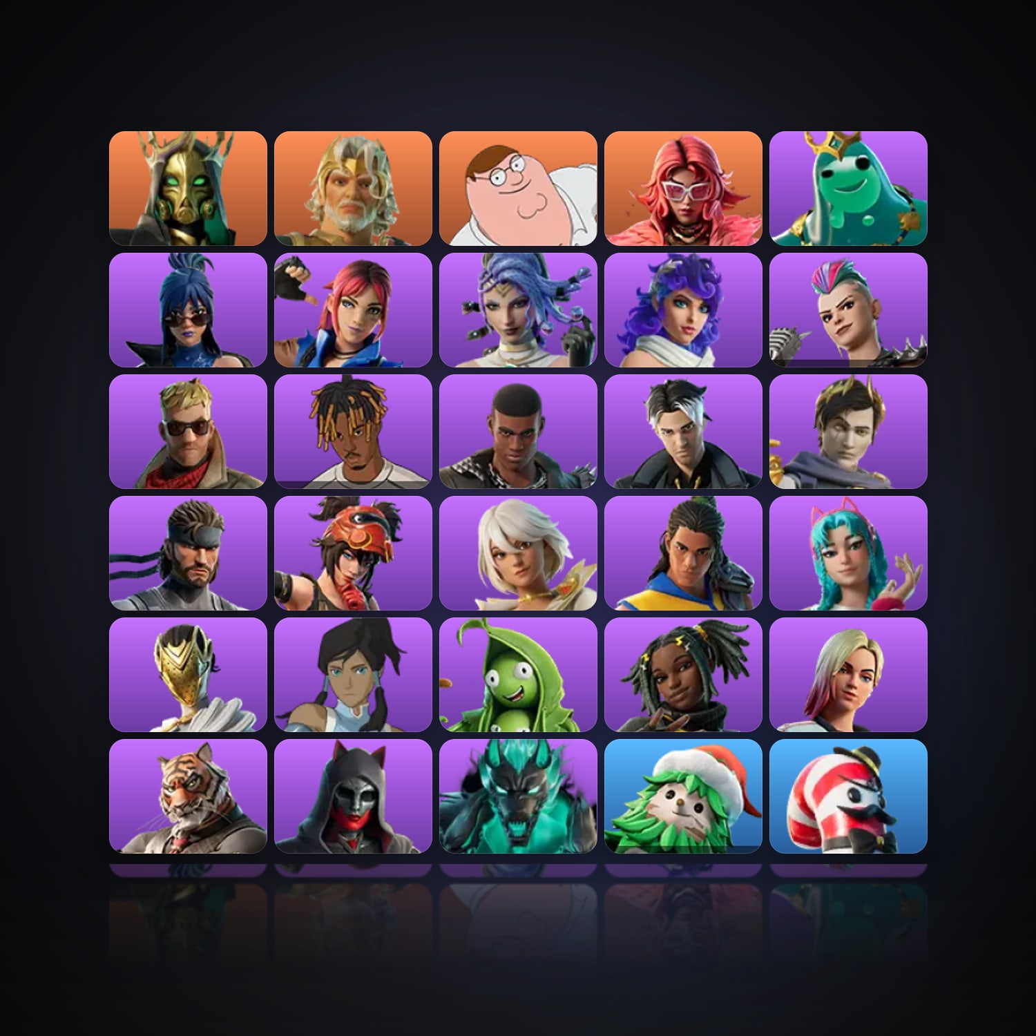 Fortnite | 32 Skins | 750 V-Bucks | Level 637 | 71 Wins — HabibiAccounts