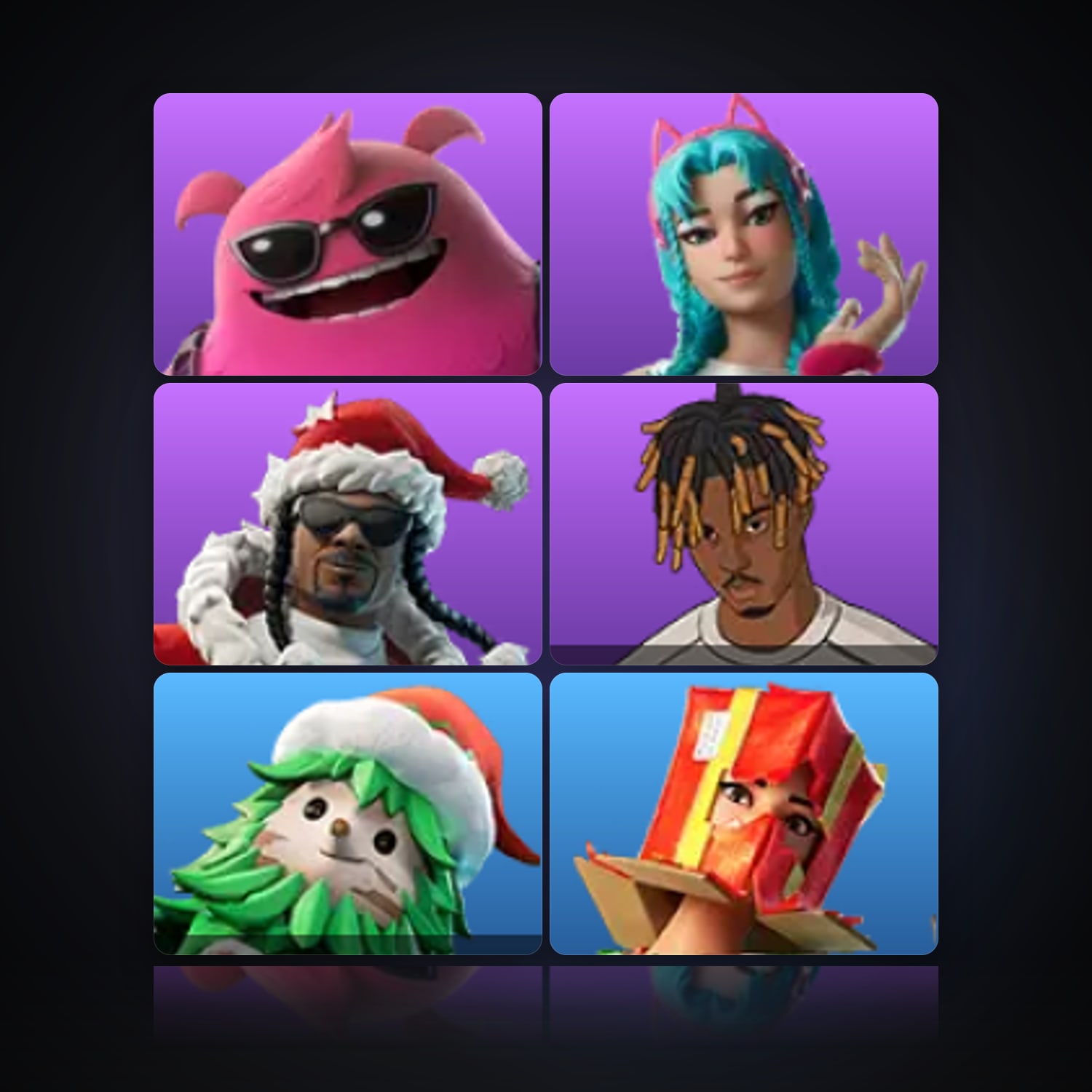 Fortnite | 6 Skins | 300 V-Bucks | Level 67 | 2 Wins — HabibiAccounts