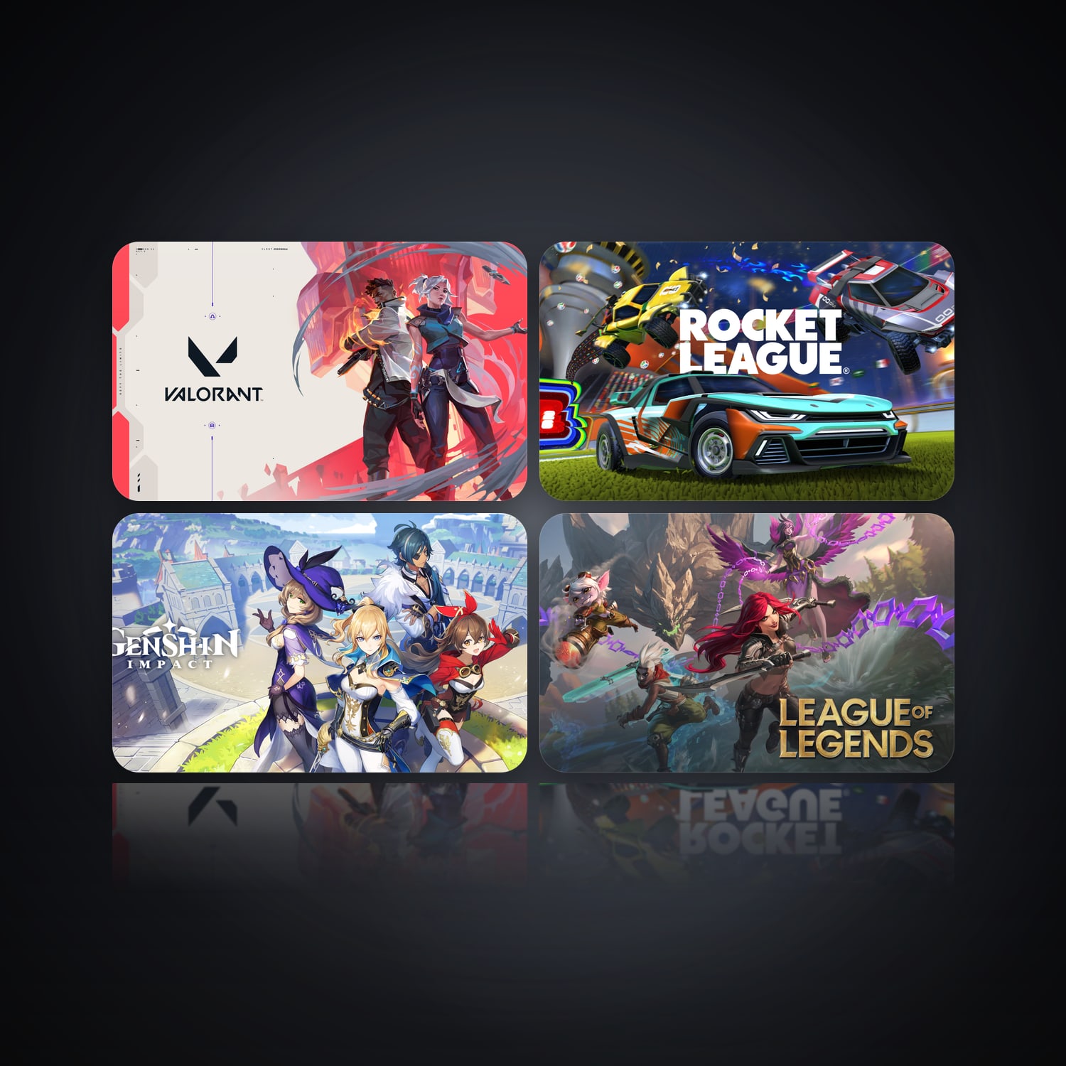 VALORANT & Rocket League | 4 Games — HabibiAccounts