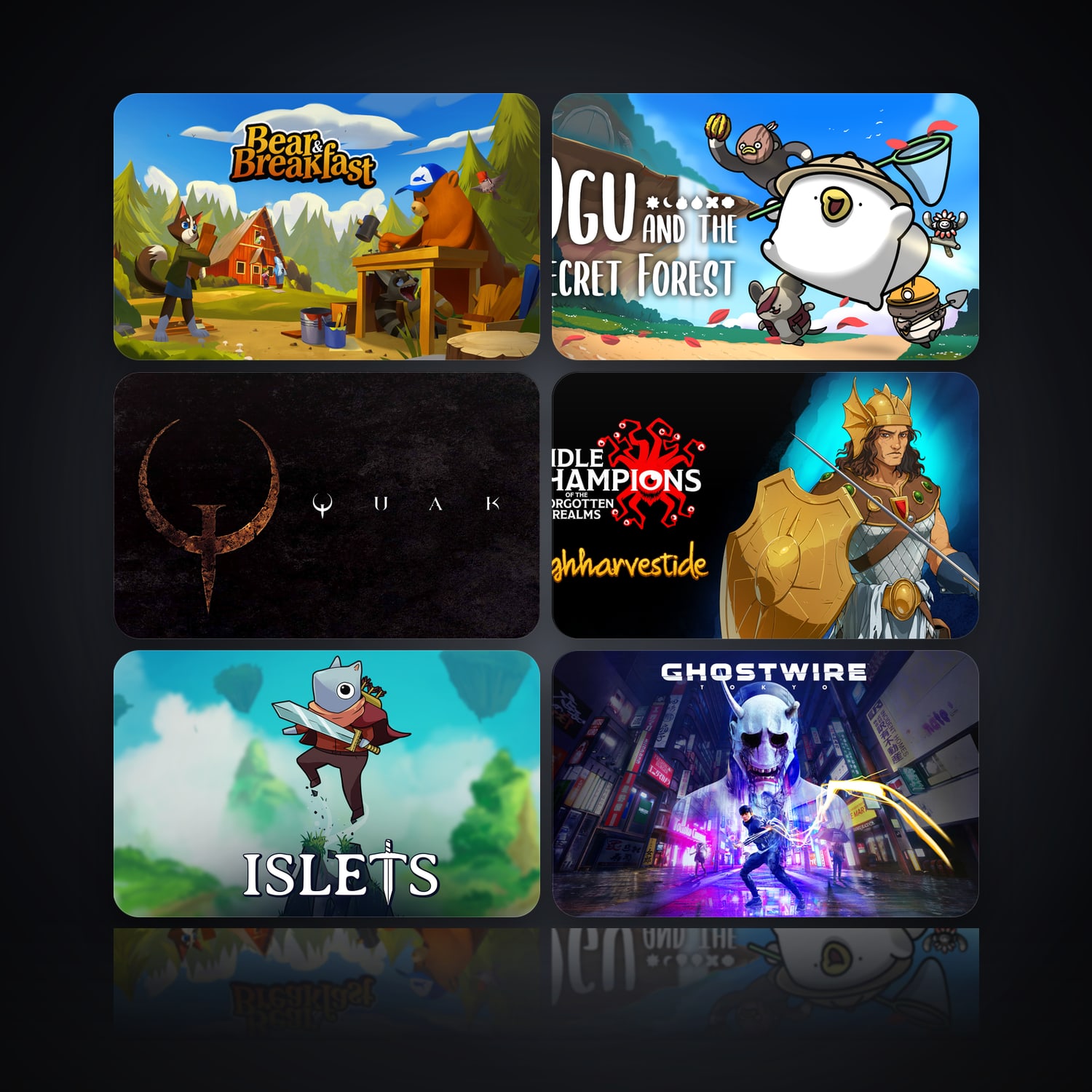 Bear and Breakfast & Ogu and the Secret Forest | 10 Games — HabibiAccounts