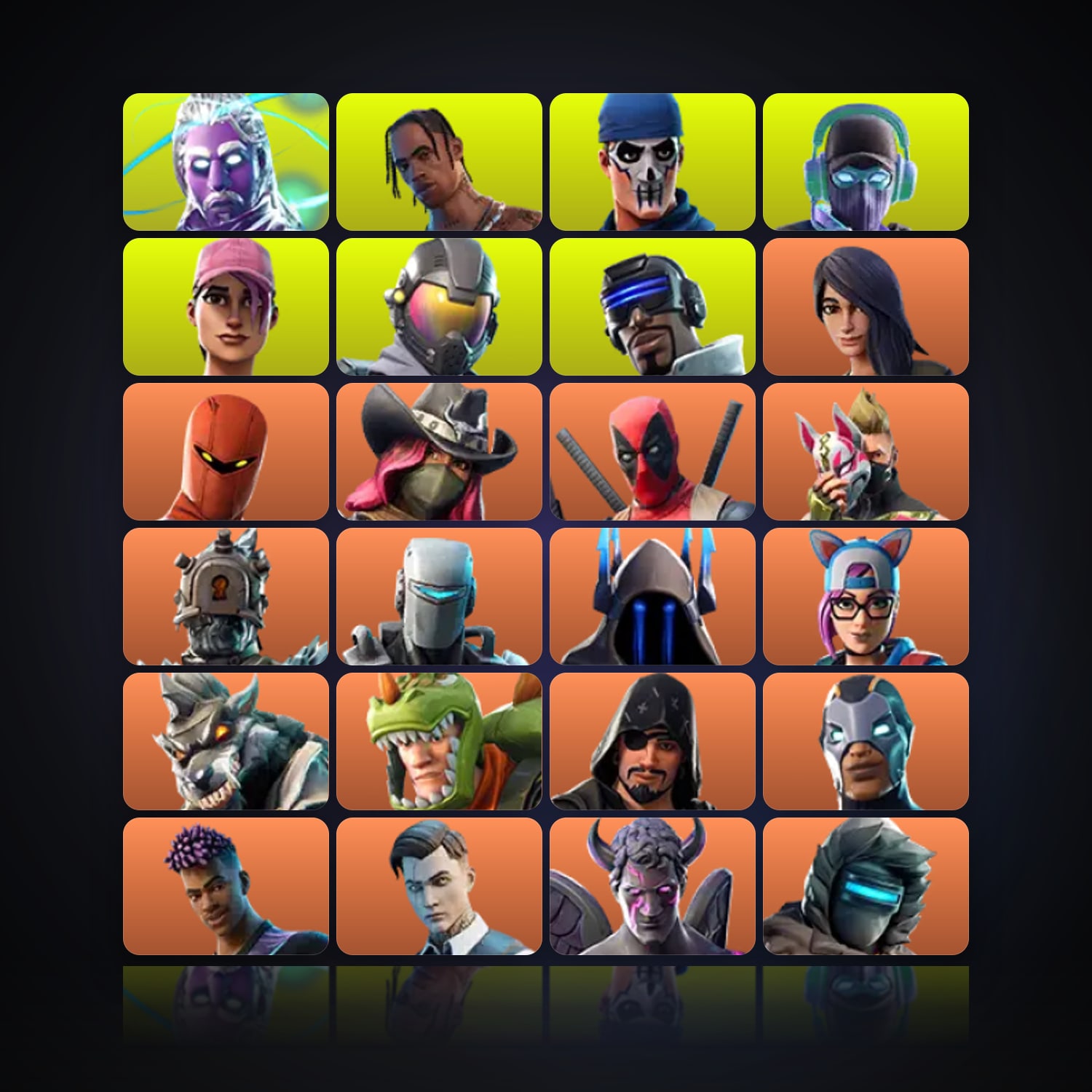 Fortnite | 79 Skins | 500 V-Bucks | Level 895 | 107 Wins — HabibiAccounts