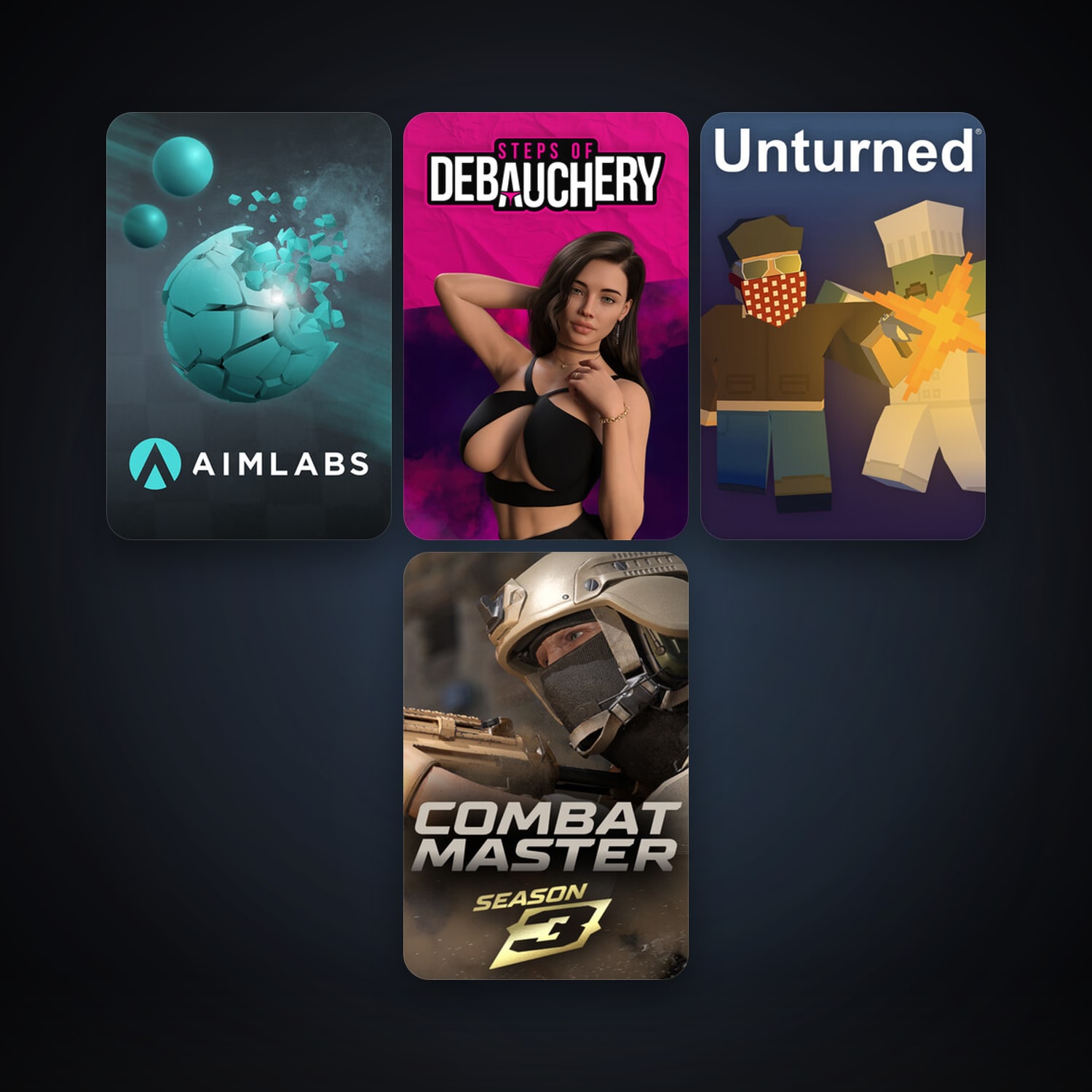 Free CS2 (No Prime) + Unturned, 14 games, clean — HabibiAccounts