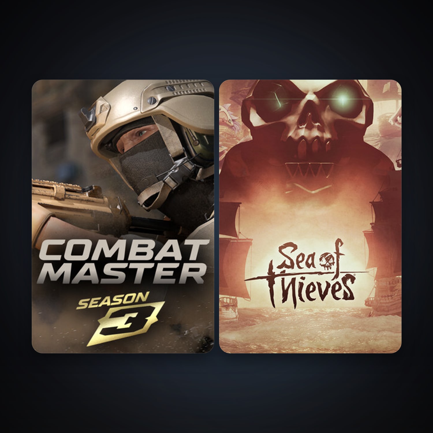 Combat Master: Season 1 & Sea of Thieves — HabibiAccounts