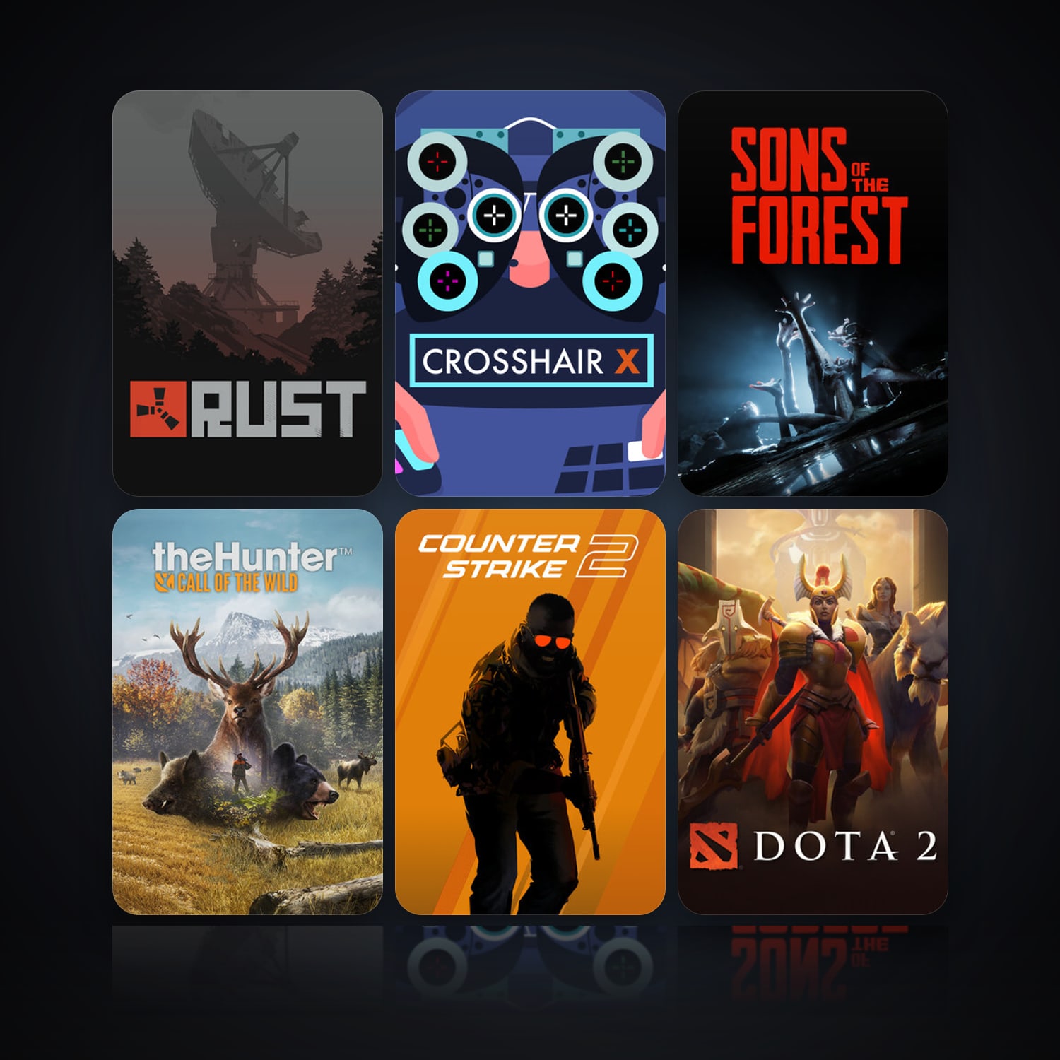 Rust & Crosshair X | 40 Games | Clean — HabibiAccounts