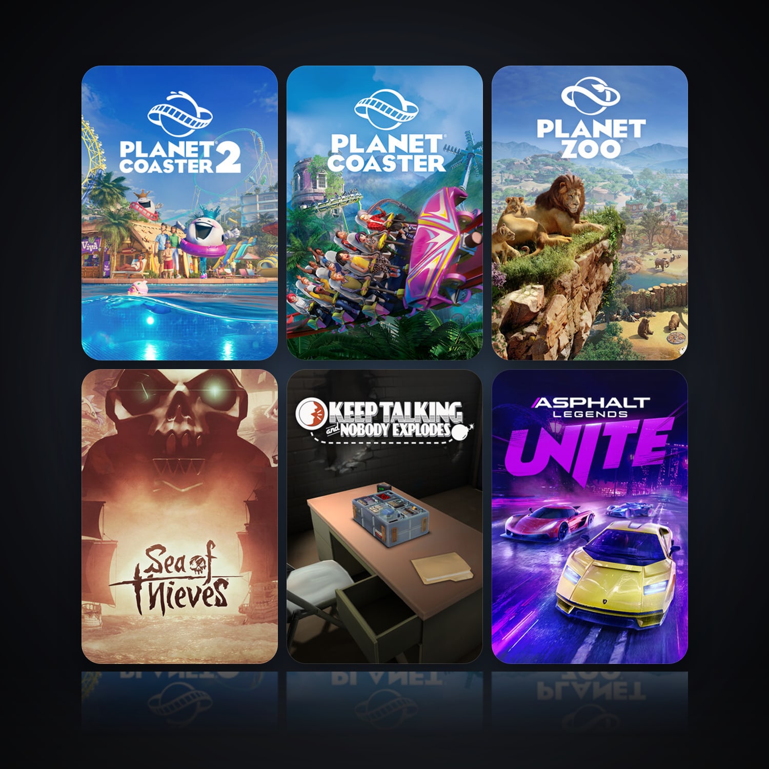 Planet Coaster 2 & Planet Coaster | 12 Games | Clean — HabibiAccounts