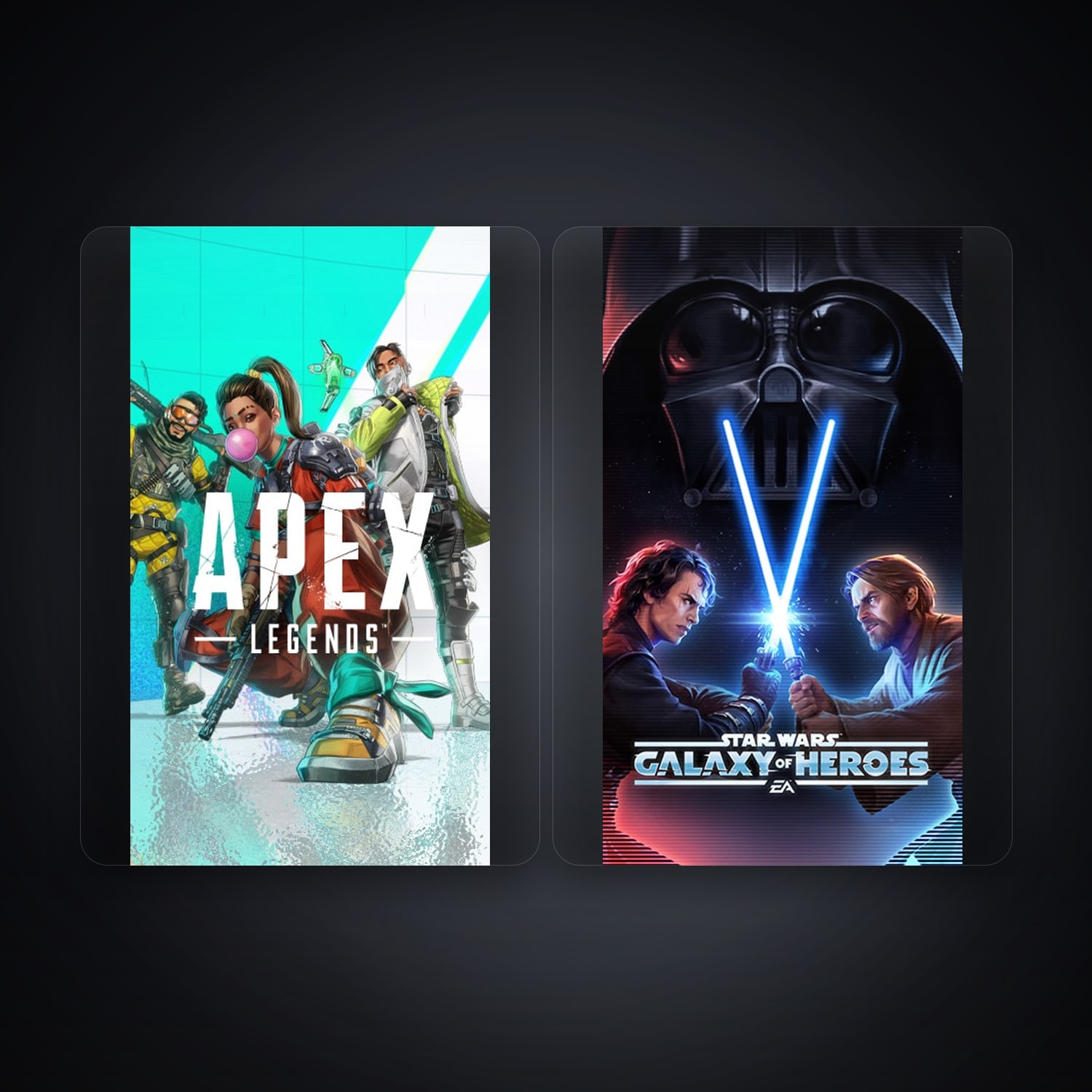 هالحساب إي إيه فيه Apex Legends وSTAR WARS: Galaxy of Heroes، IN — HabibiAccounts