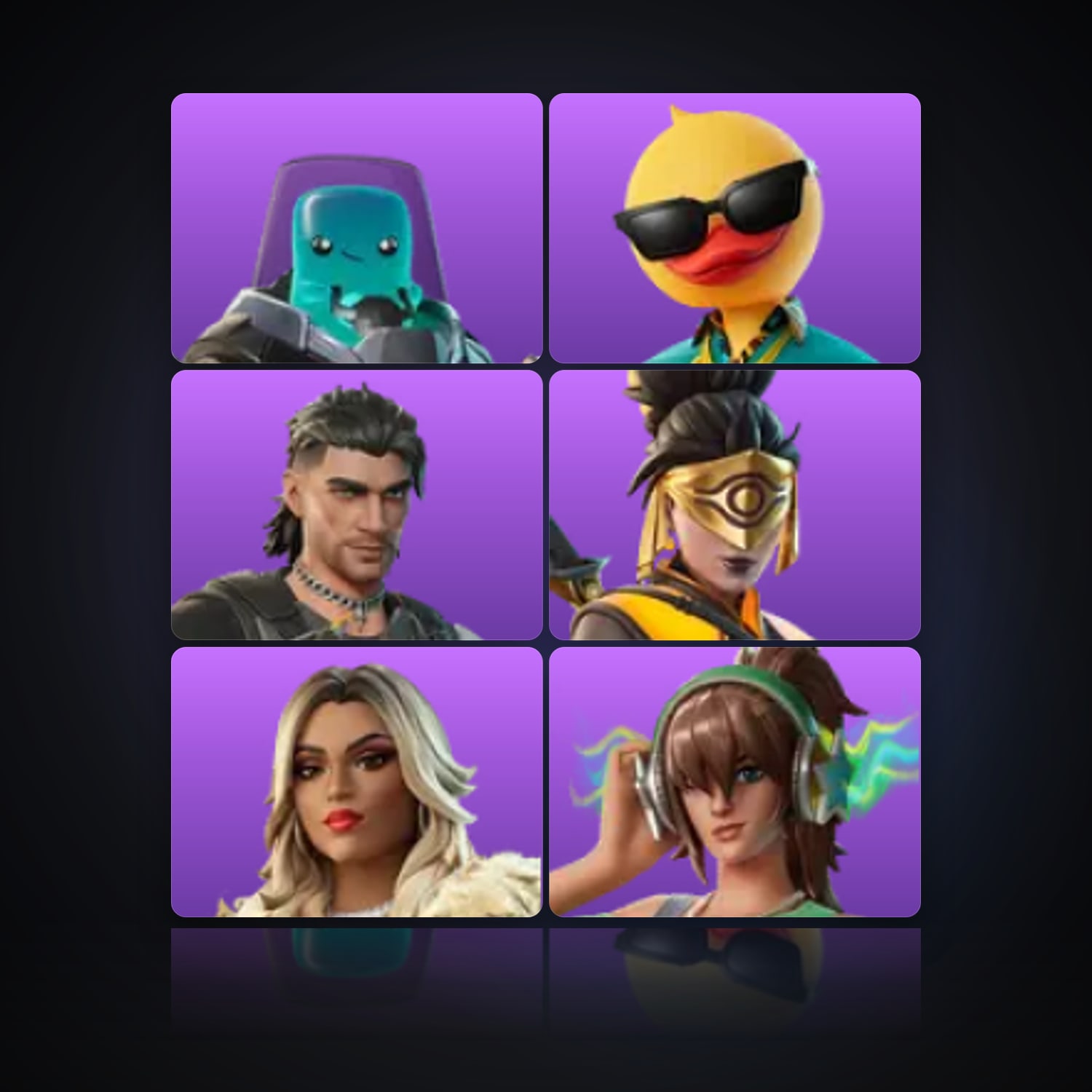 Fortnite | 6 Skins | 450 V-Bucks | Level 75 | 15 Wins — HabibiAccounts