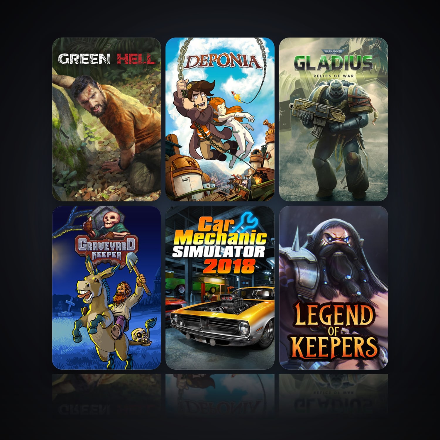 Green Hell & Deponia | 26 Games | Clean — HabibiAccounts