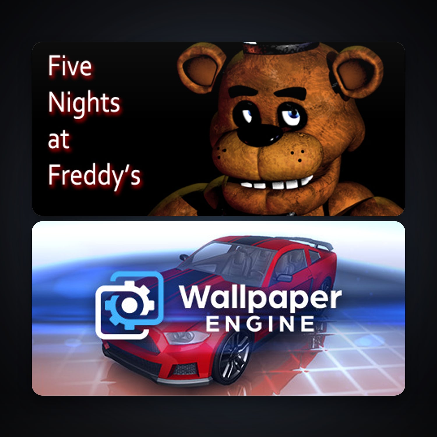 Five Nights at Freddy's + Wallpaper Engine, 2 games, clean — HabibiAccounts
