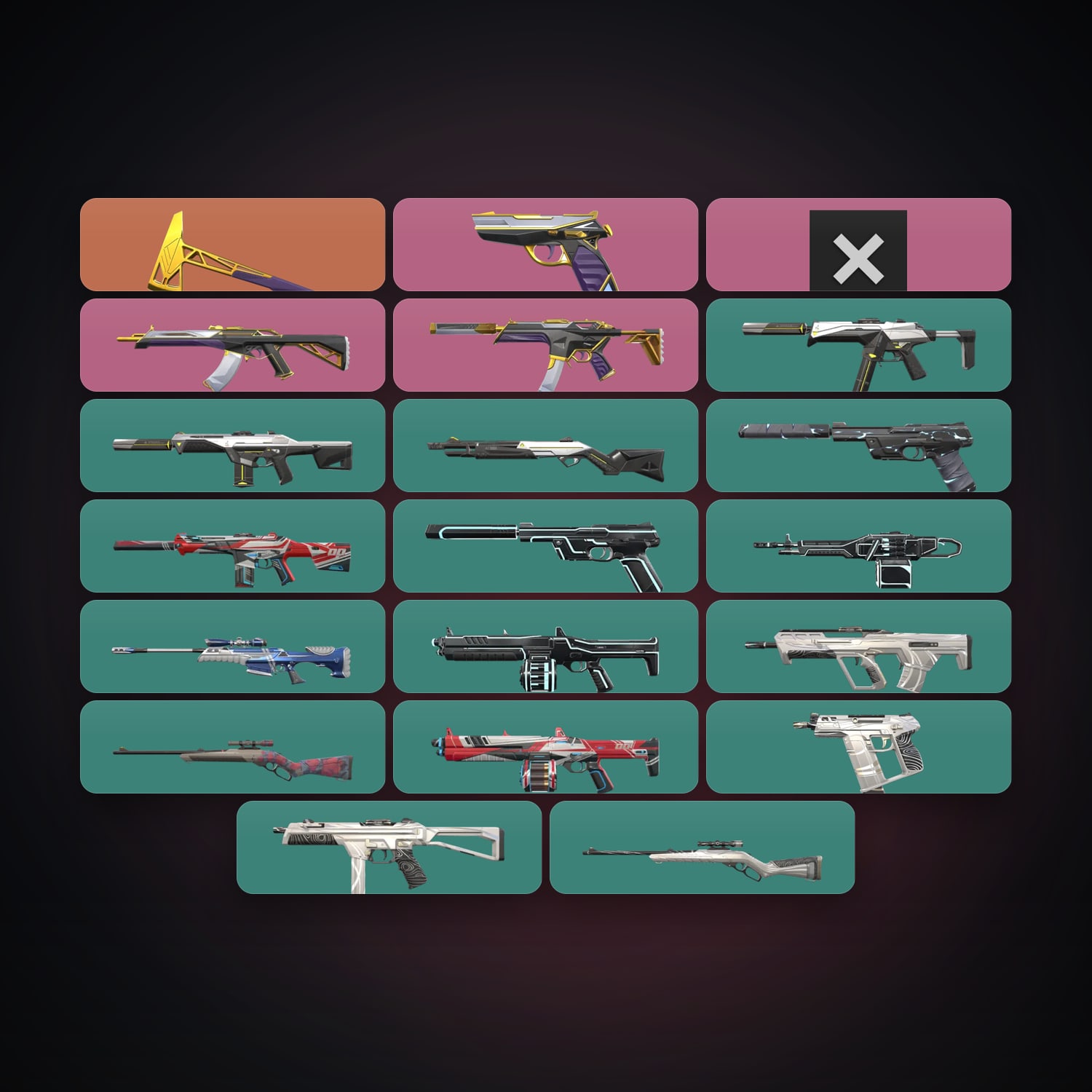 EU Gold 2 locker — 1 knives, 20 skins, lvl 25 — HabibiAccounts