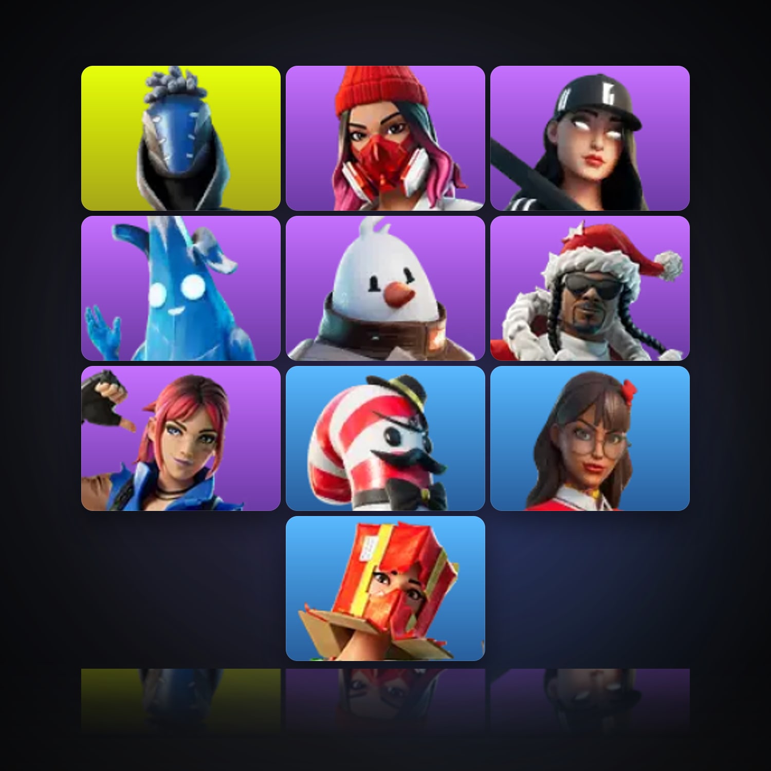Fortnite | 10 Skins | 200 V-Bucks | Level 162 | 3 Wins — HabibiAccounts