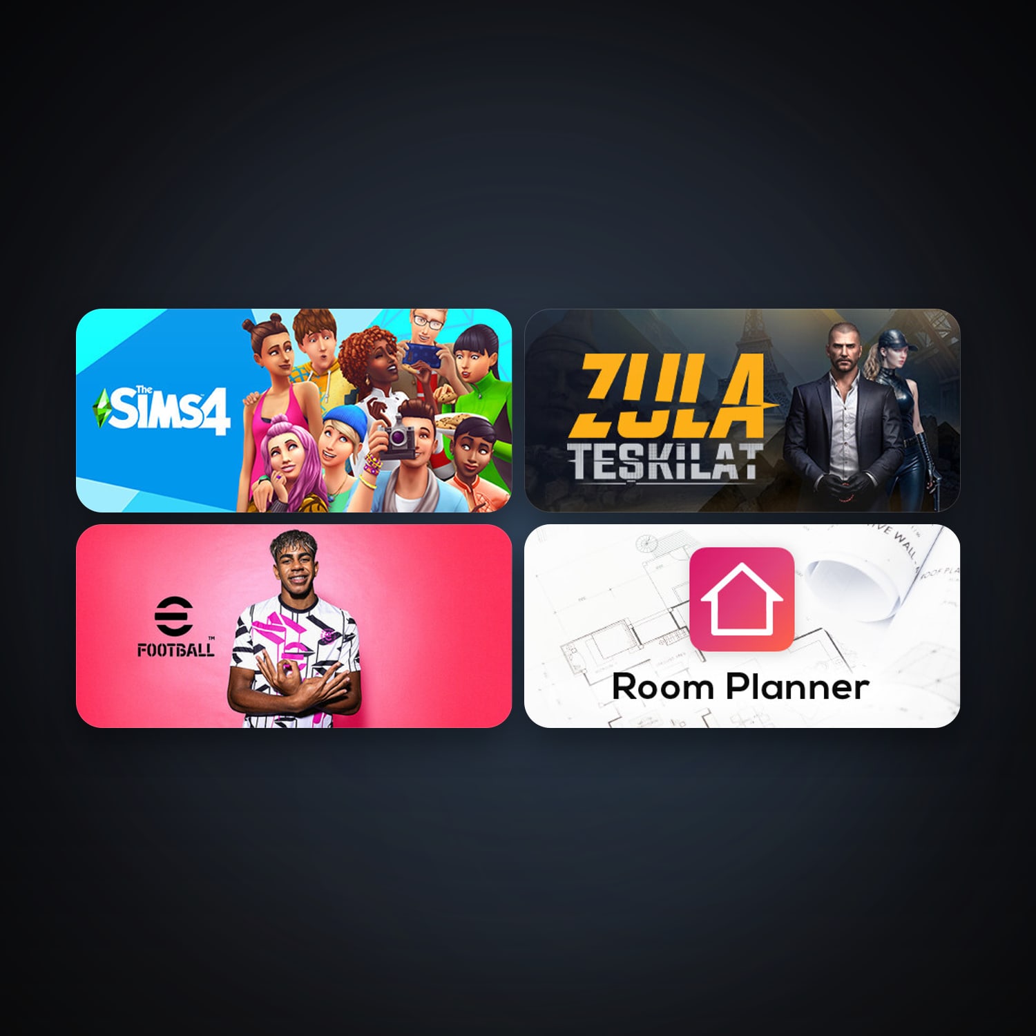Zula Türkiye + Room Planner - Design Home 3D, 11 games, clean — HabibiAccounts
