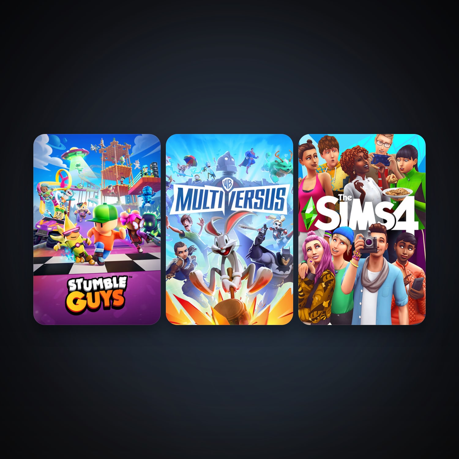 هالحساب ستيم فلين، The Sims 4 وStumble Guys، 8 لعبة، صامد واضح — HabibiAccounts