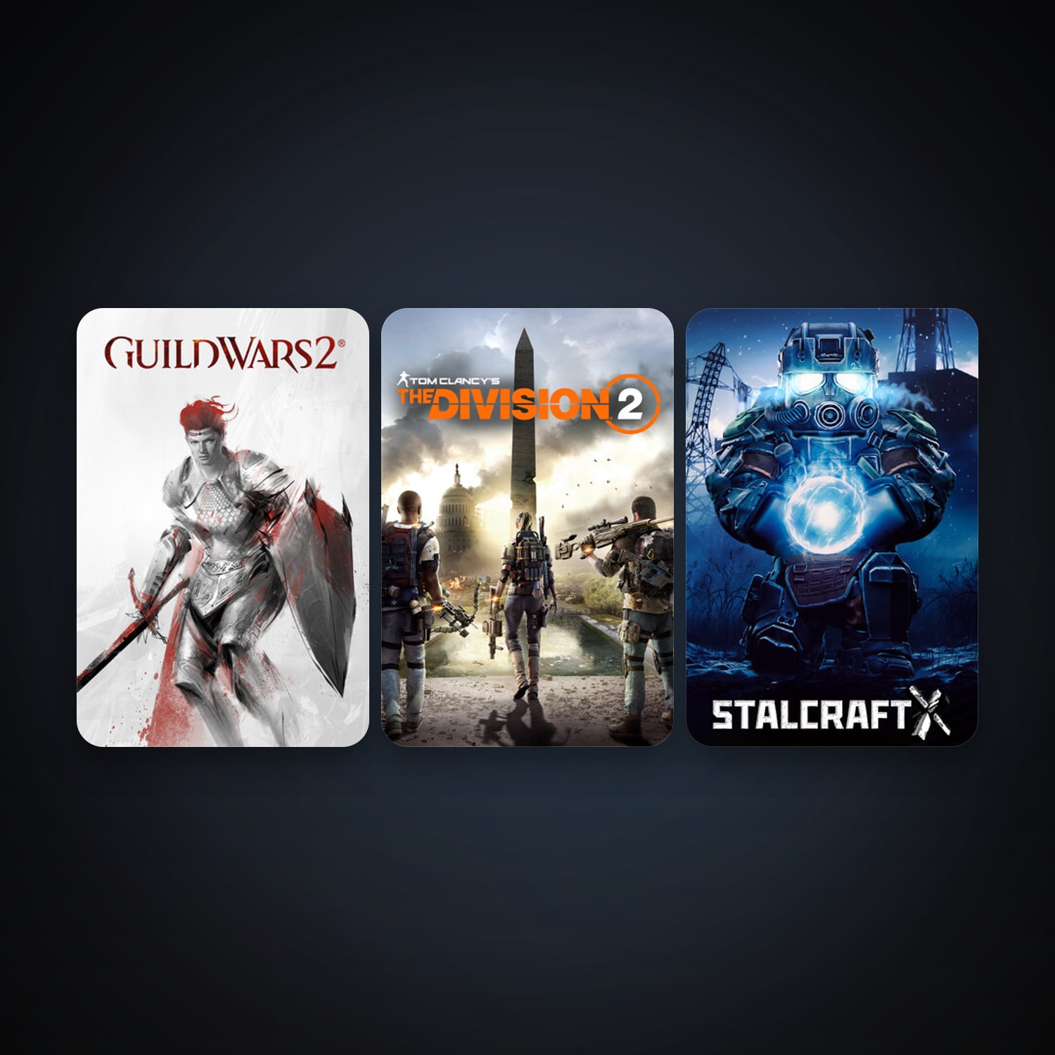 Guild Wars 2 + STALZONE, 4 games, clean — HabibiAccounts