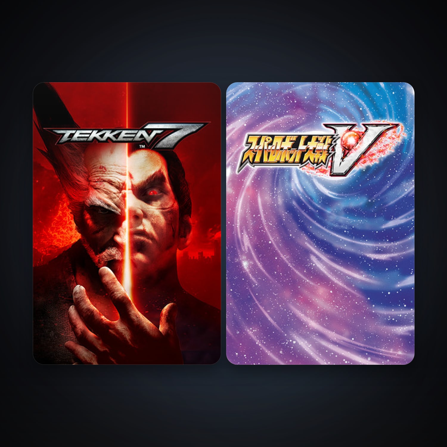 TEKKEN 7 + SUPER ROBOT WARS V, 2 games, clean — HabibiAccounts