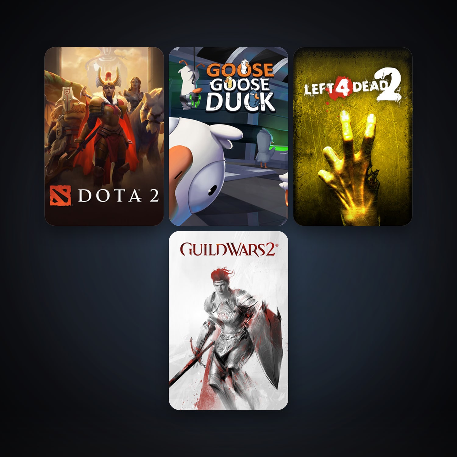 Left 4 Dead 2 + Dota 2, 4 games, clean — HabibiAccounts