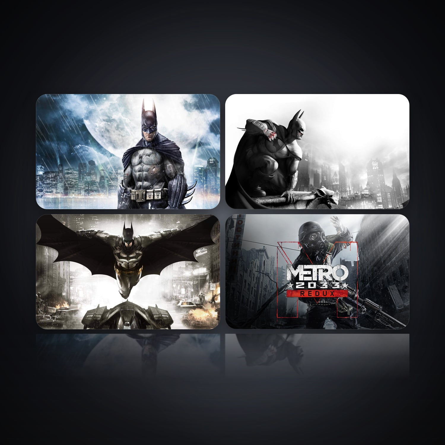 Batman Arkham Asylum Game of the Year Edition & Batman Arkham City - Game of the Year Edition | 4 Games — HabibiAccounts