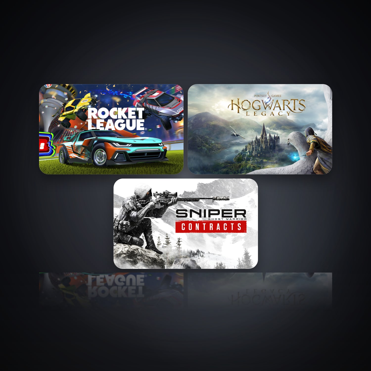 Rocket League & Hogwarts Legacy | 3 Games — HabibiAccounts