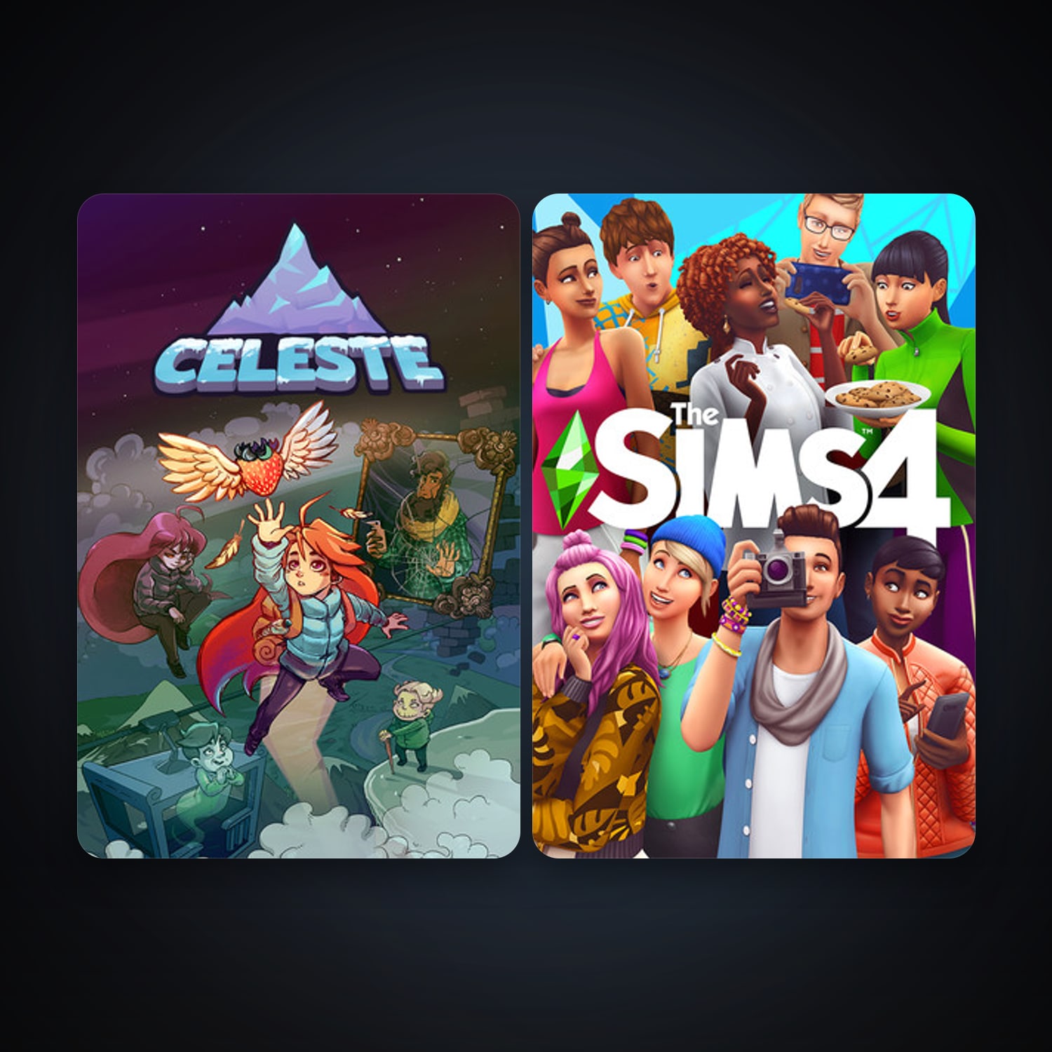 Celeste + The Sims 4, 2 games, clean — HabibiAccounts