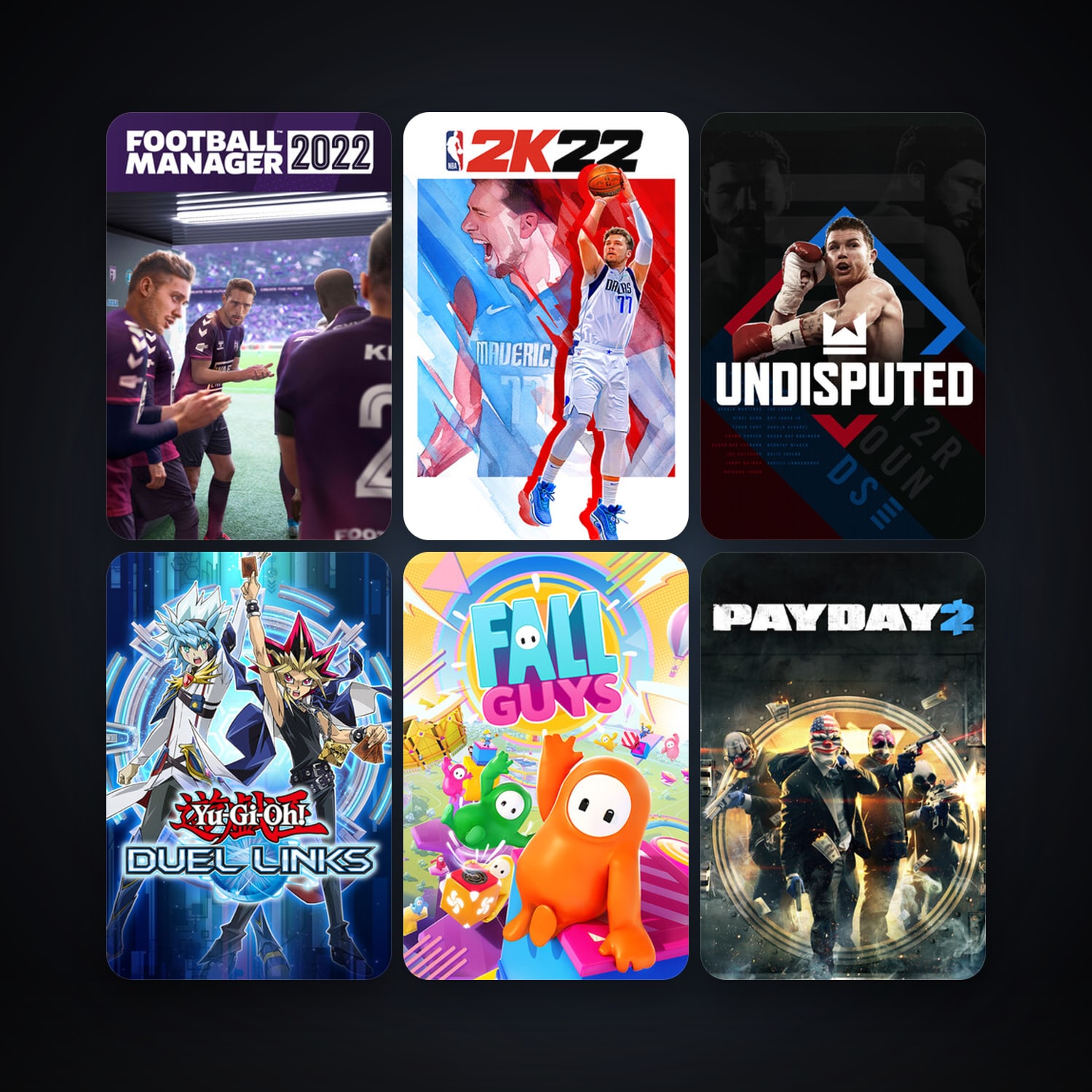Football Manager 2022 & NBA 2K22 | 64 Games | Clean — HabibiAccounts