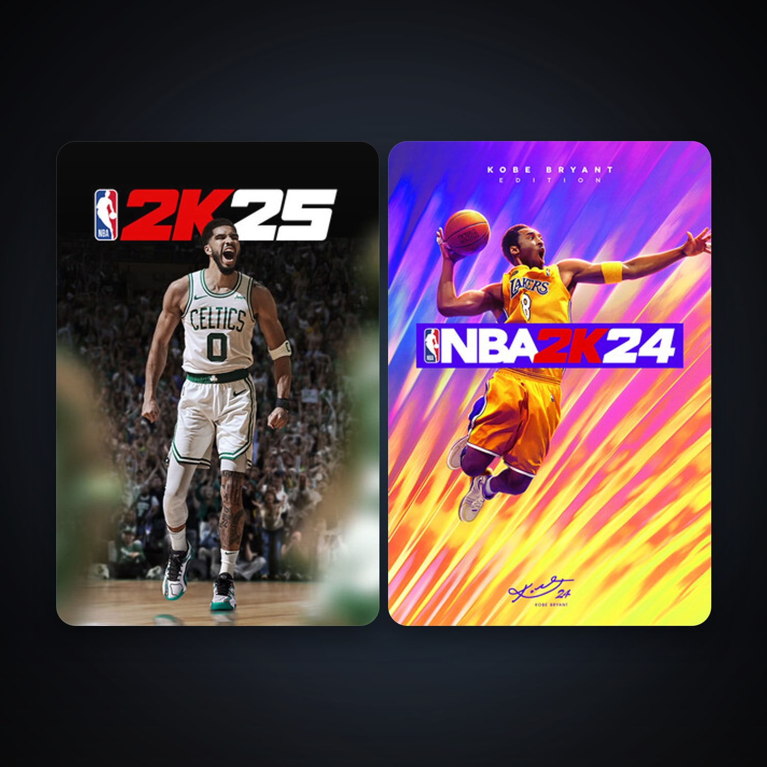 NBA 2K24 + NBA 2K25, 4 games, clean — HabibiAccounts
