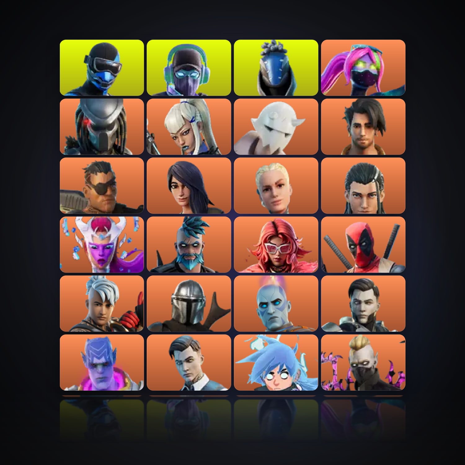 Fortnite | 293 Skins | 4.2K V-Bucks | Level 4818 | 467 Wins — HabibiAccounts