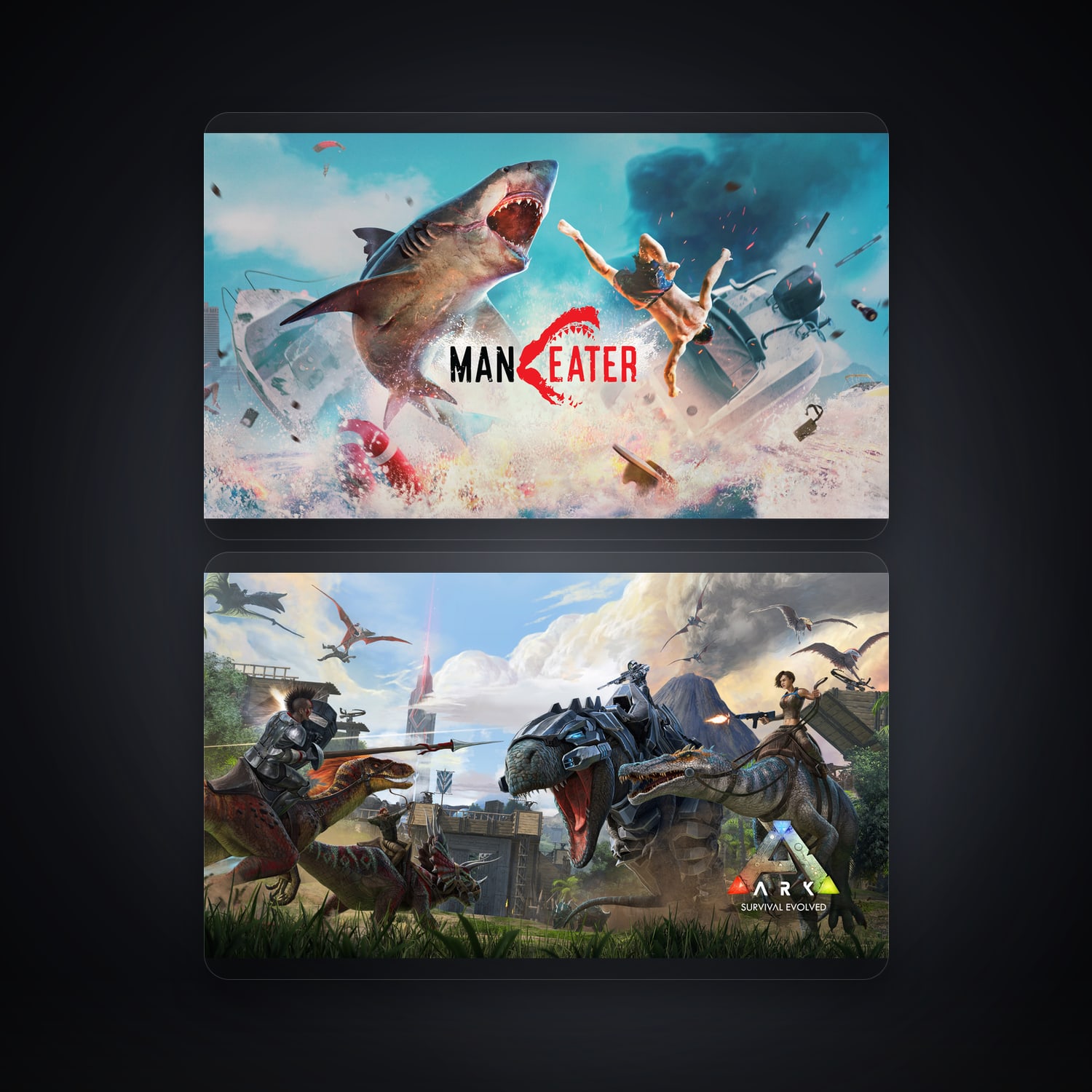 Maneater & ARK: Survival Evolved | 2 Games — HabibiAccounts