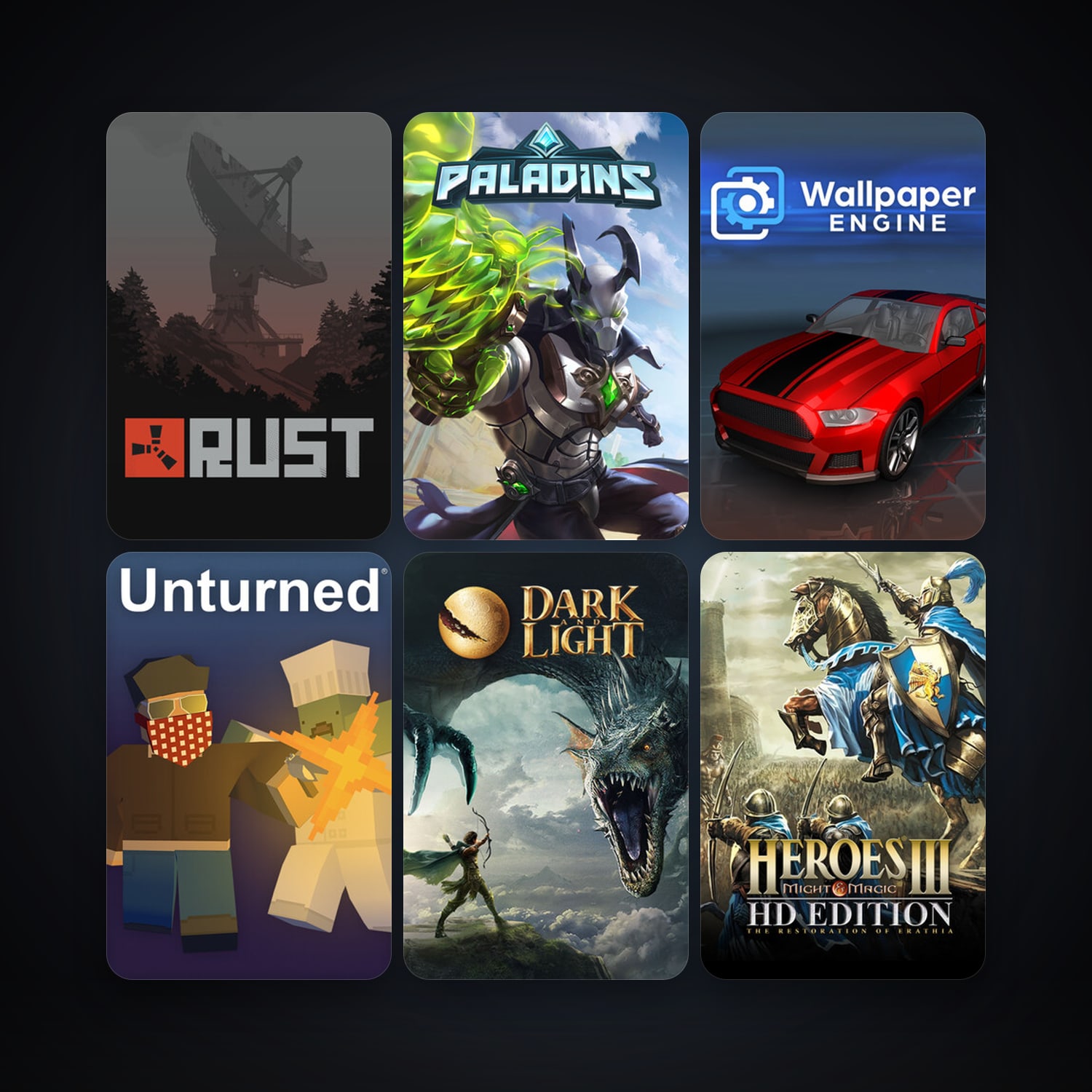 Steam account — Terraria + Realm of the Mad God, 158 games, Steam 10, clean — HabibiAccounts
