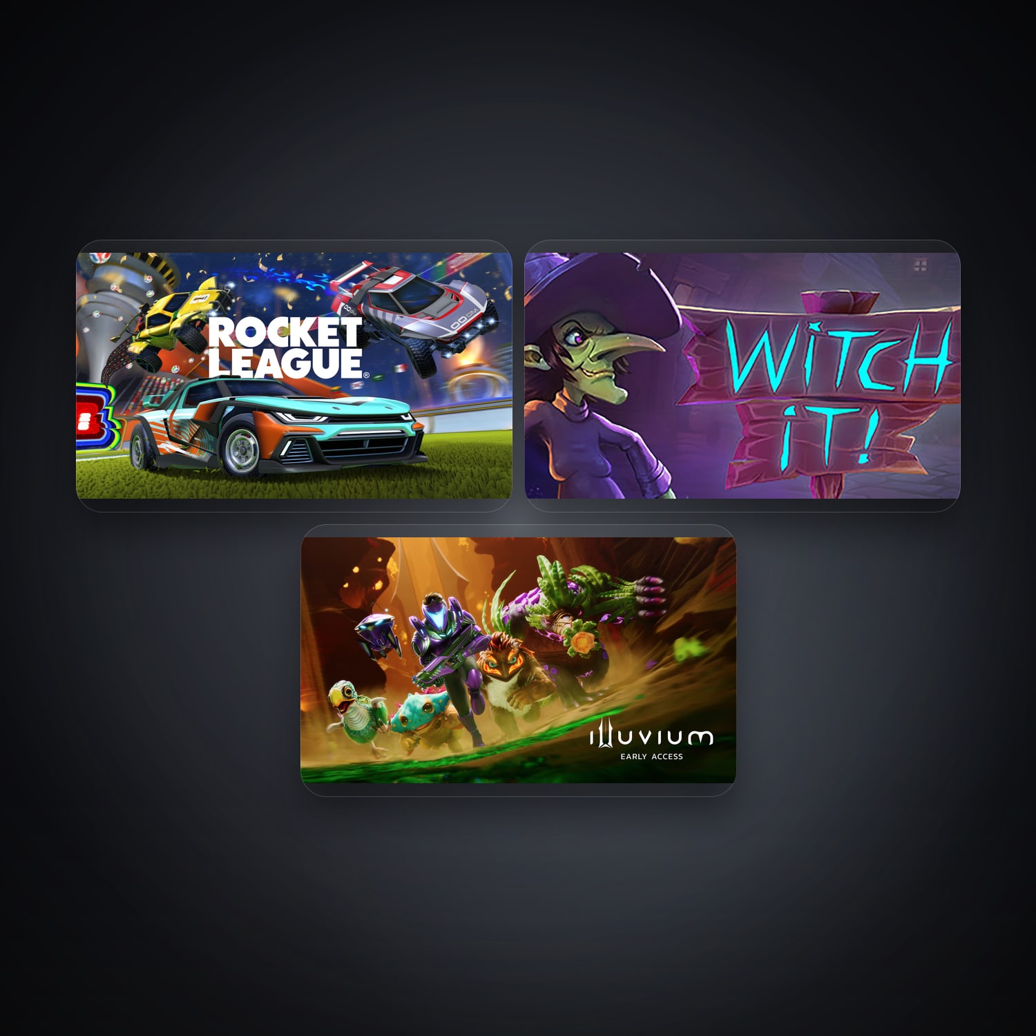 Rocket League & Witch It | 3 Games — HabibiAccounts