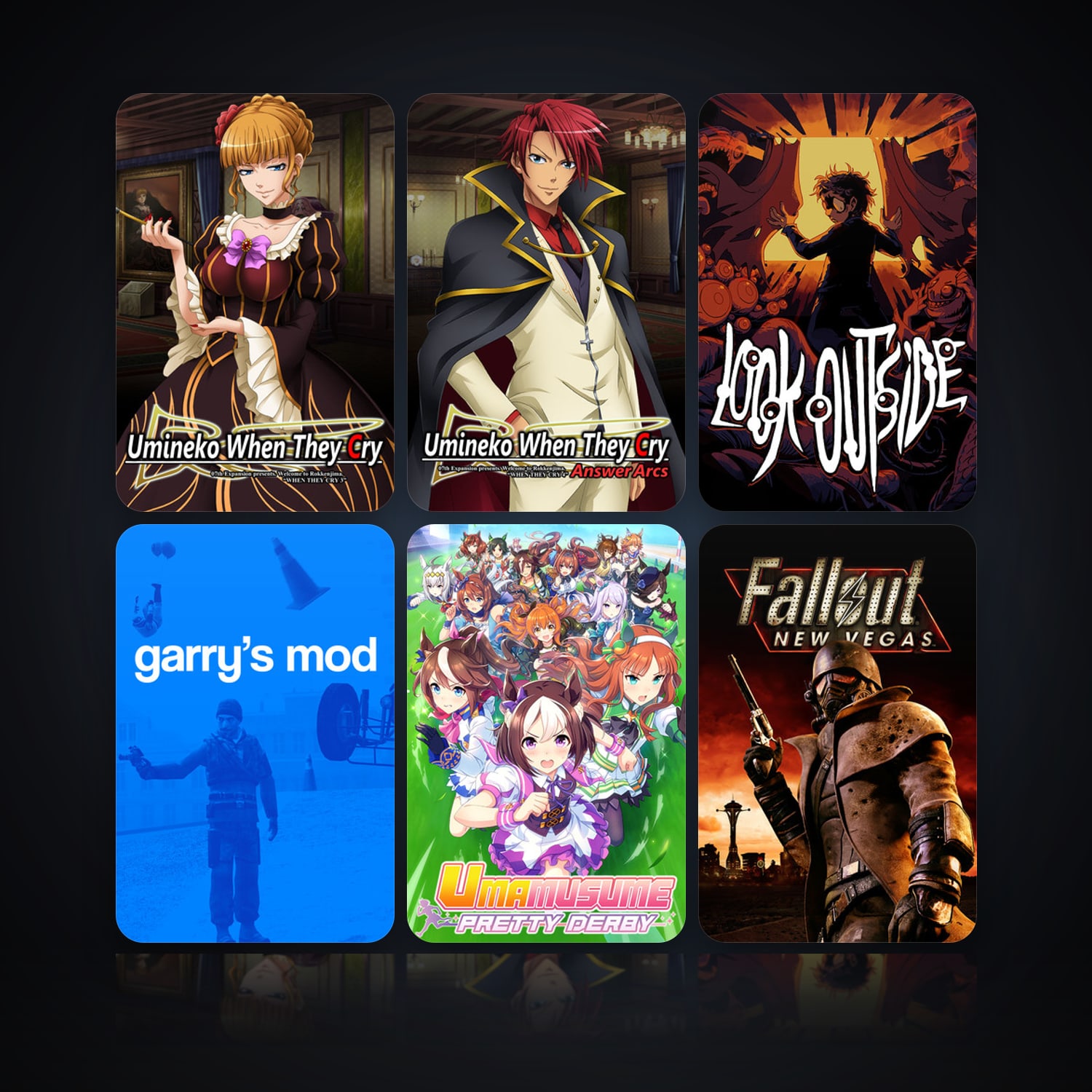 Umineko When They Cry - Question Arcs & Umineko When They Cry - Answer Arcs | 16 Games | Clean — HabibiAccounts