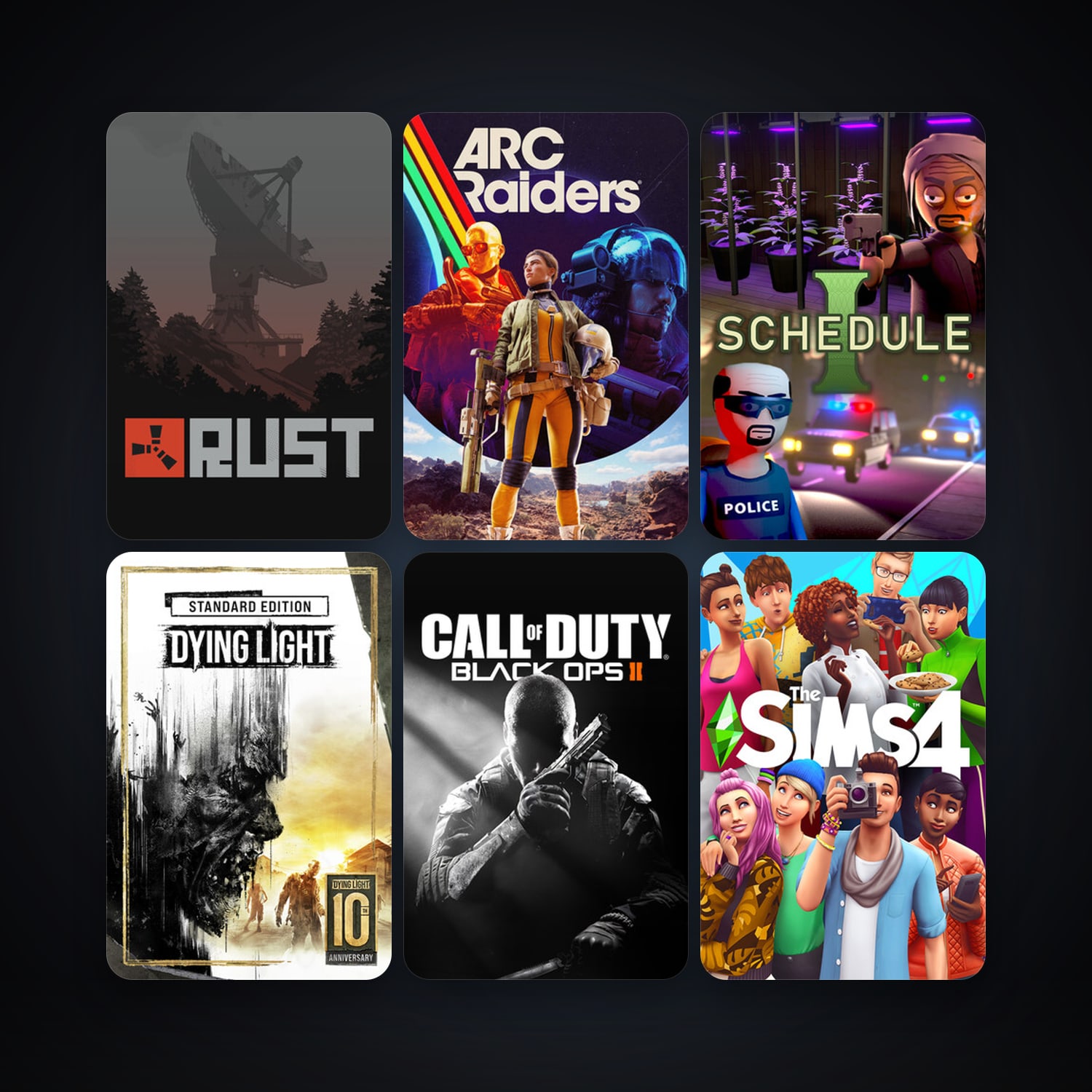 Rust & ARC Raiders | Level 13 | 15 Games | Clean — HabibiAccounts