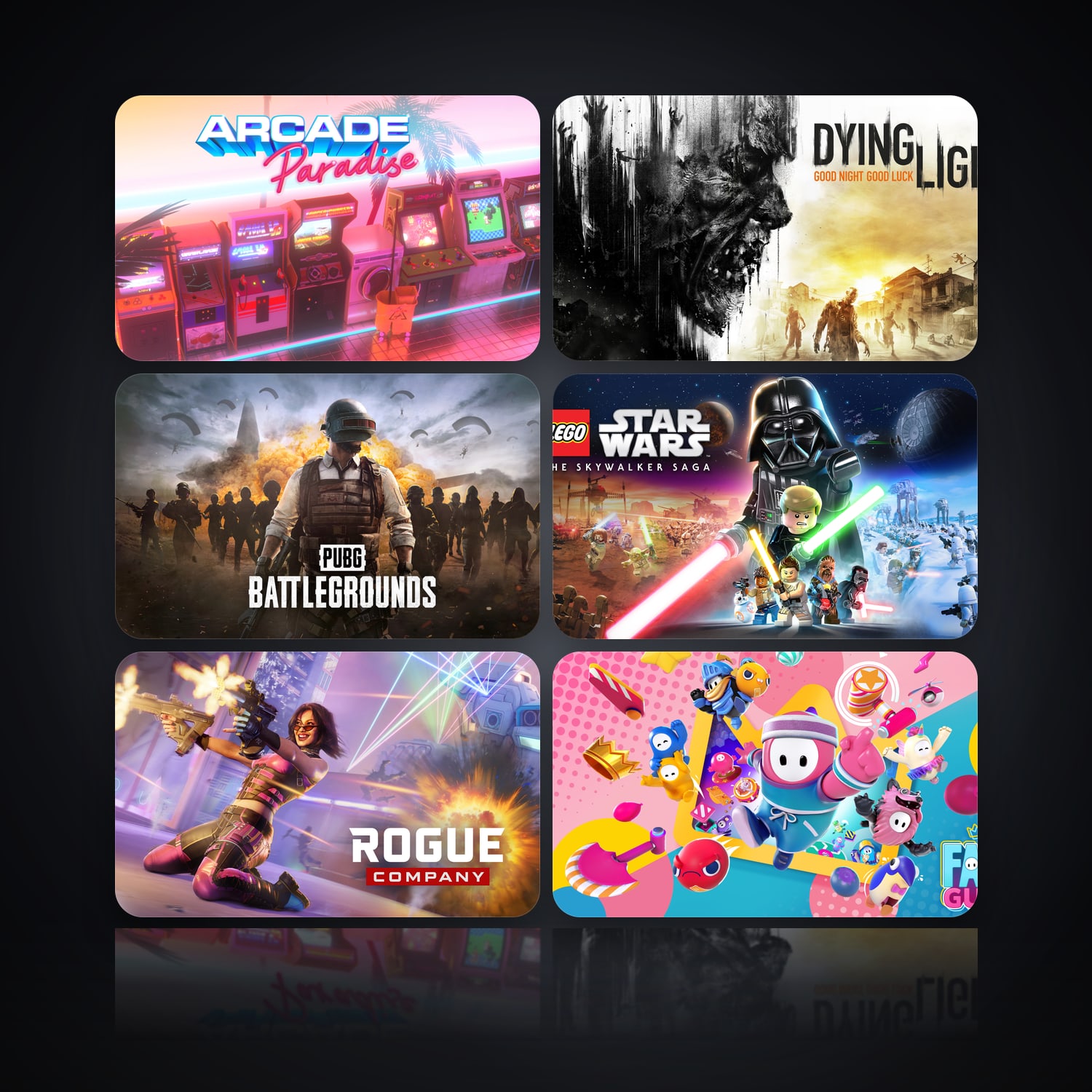 Arcade Paradise & Dying Light Enhanced Edition | 64 Games — HabibiAccounts