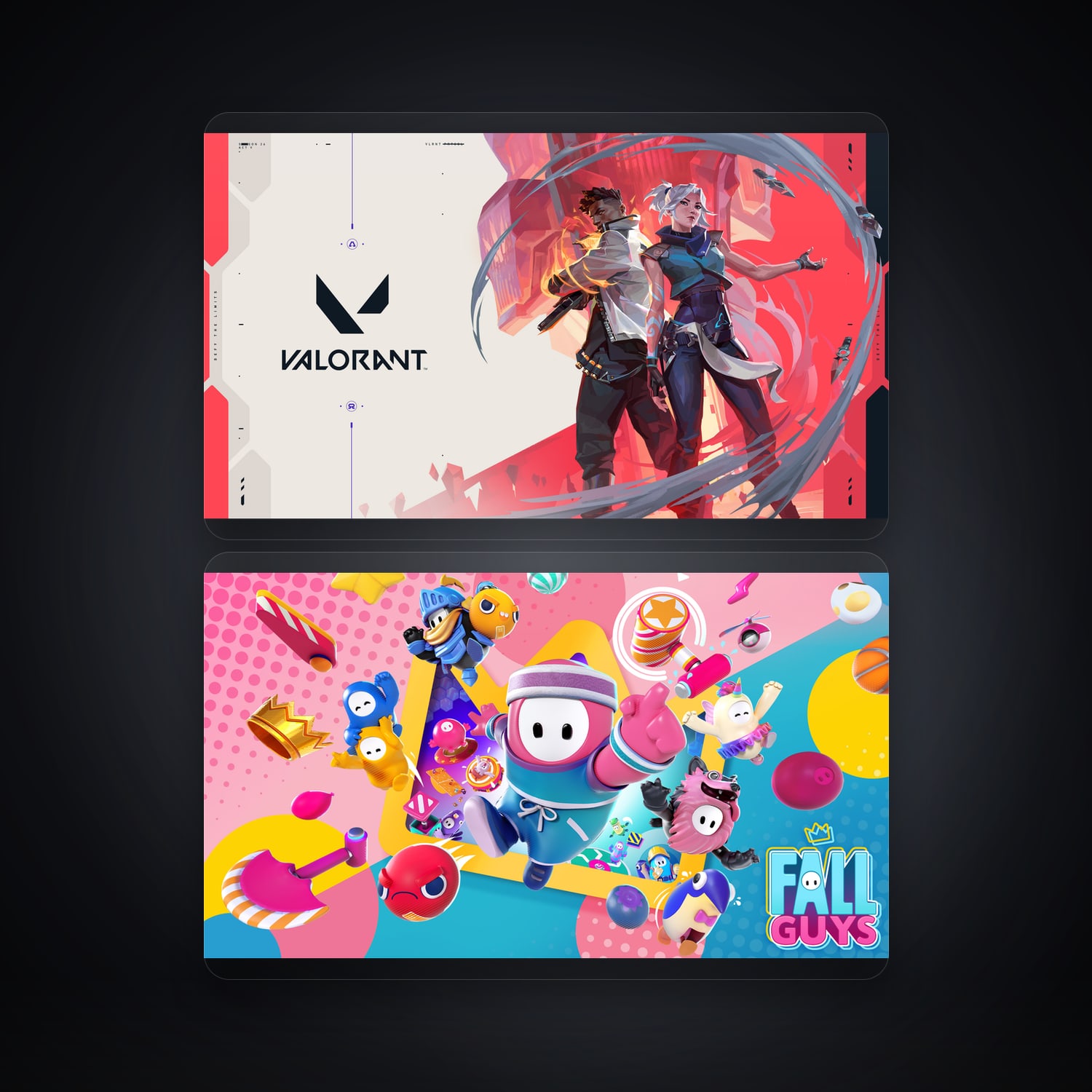 VALORANT & Fall Guys | 2 Games — HabibiAccounts