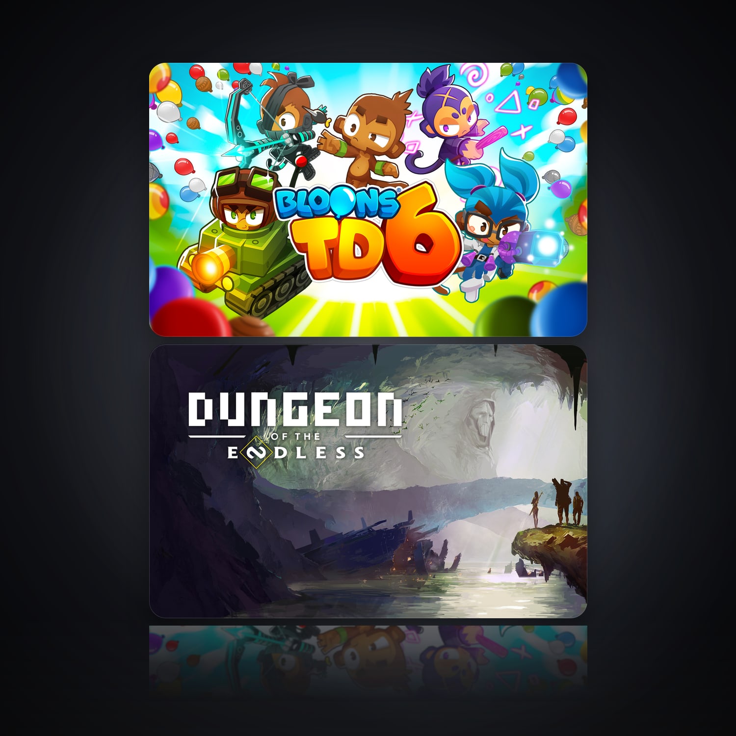 Bloons TD 6 & Dungeon of the Endless: Apogee | 2 Games — HabibiAccounts