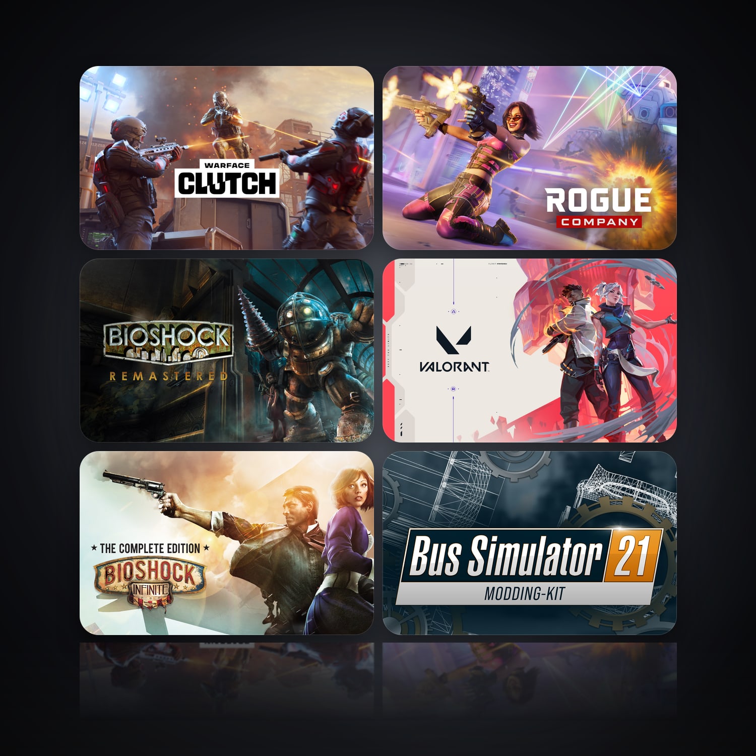 Warface & Rogue Company | 9 Games — HabibiAccounts