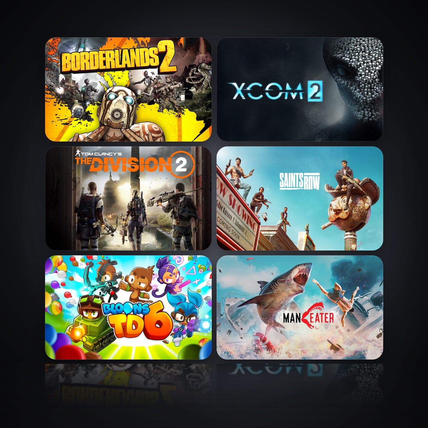 Borderlands 2 & XCOM 2 | 366 Games — HabibiAccounts