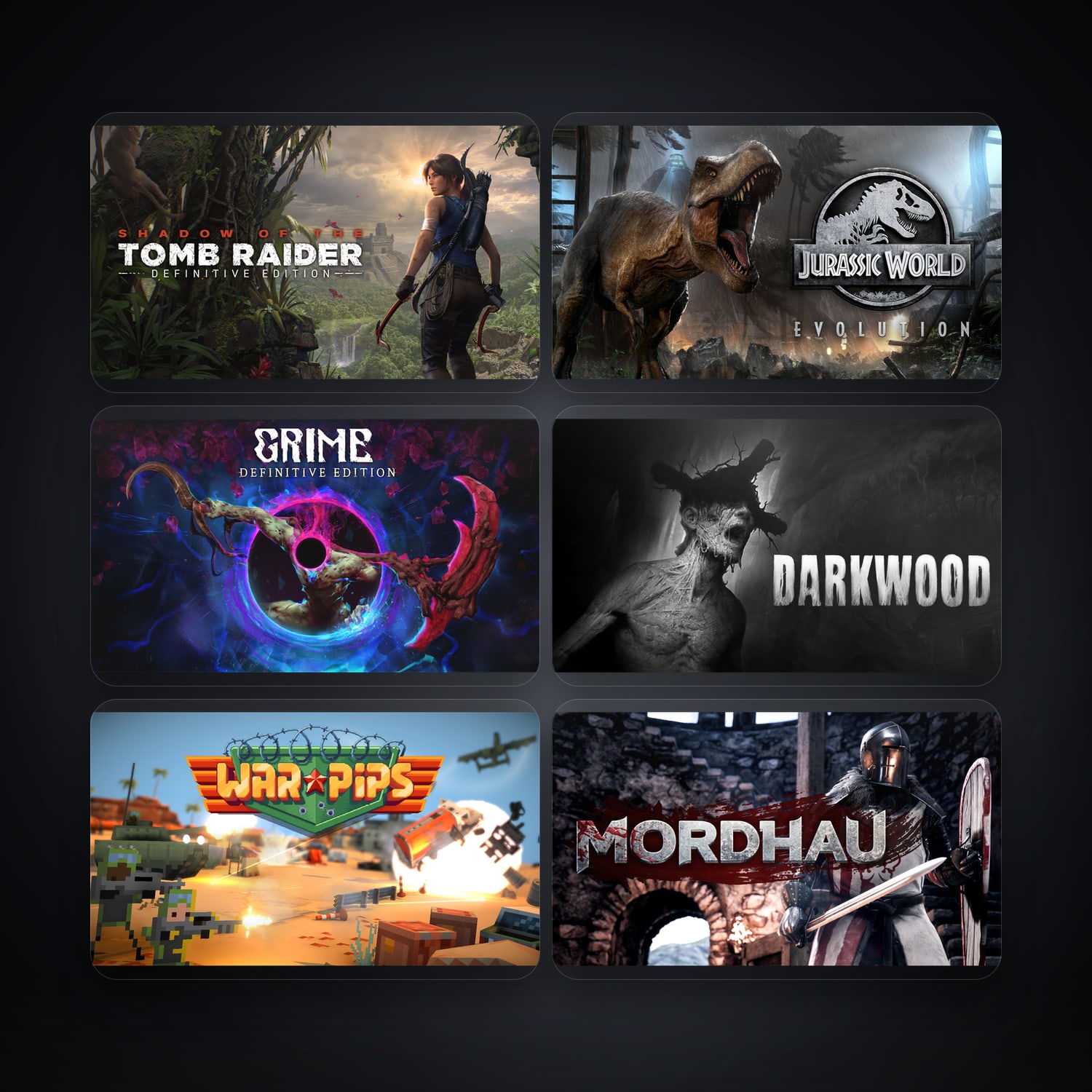 Shadow of the Tomb Raider: Definitive Edition & Jurassic World Evolution | 150 Games — HabibiAccounts