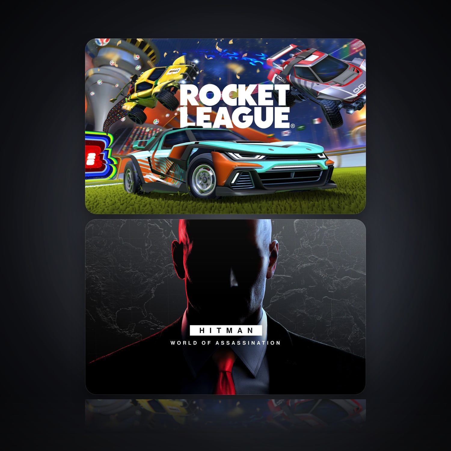 Rocket League & HITMAN 3 | 2 Games — HabibiAccounts