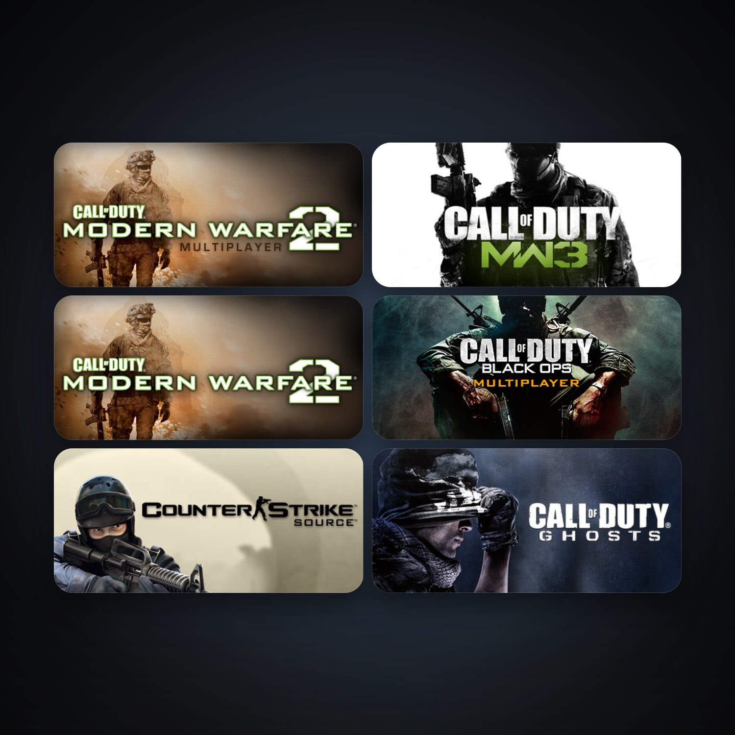 Counter-Strike + Half-Life, 21 games, Steam 10, clean — HabibiAccounts