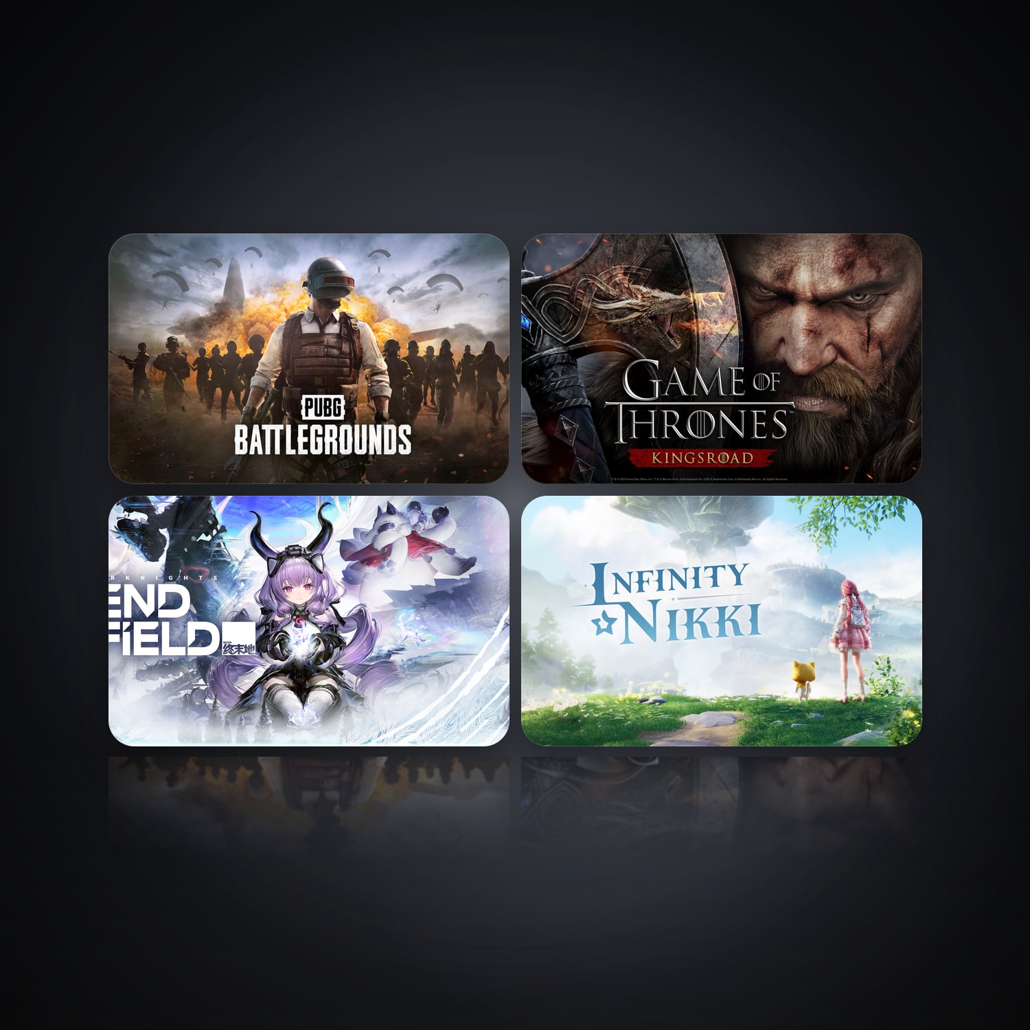 PUBG: BATTLEGROUNDS & Game of Thrones: Kingsroad | 4 Games — HabibiAccounts