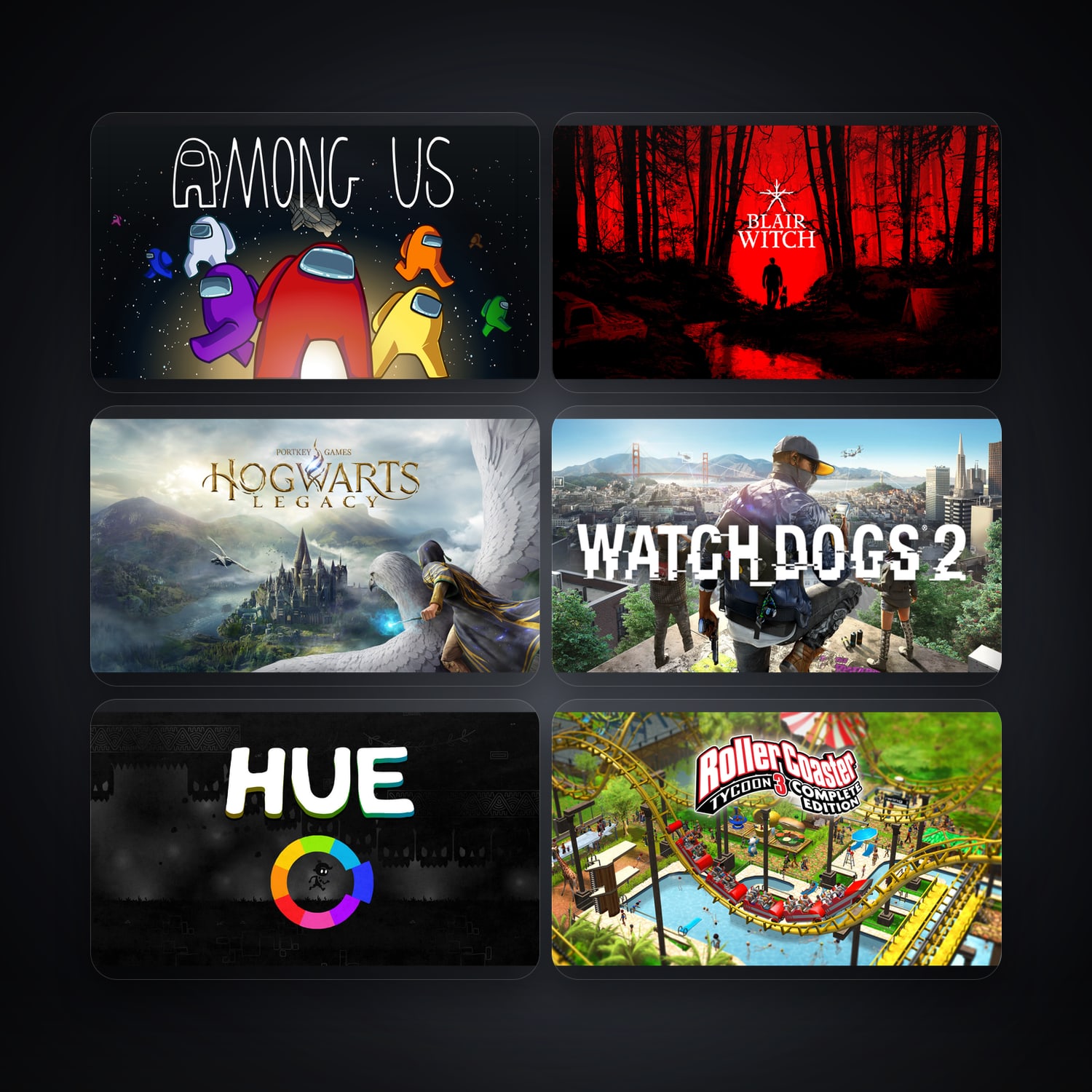 Among Us & Blair Witch | 27 Games — HabibiAccounts