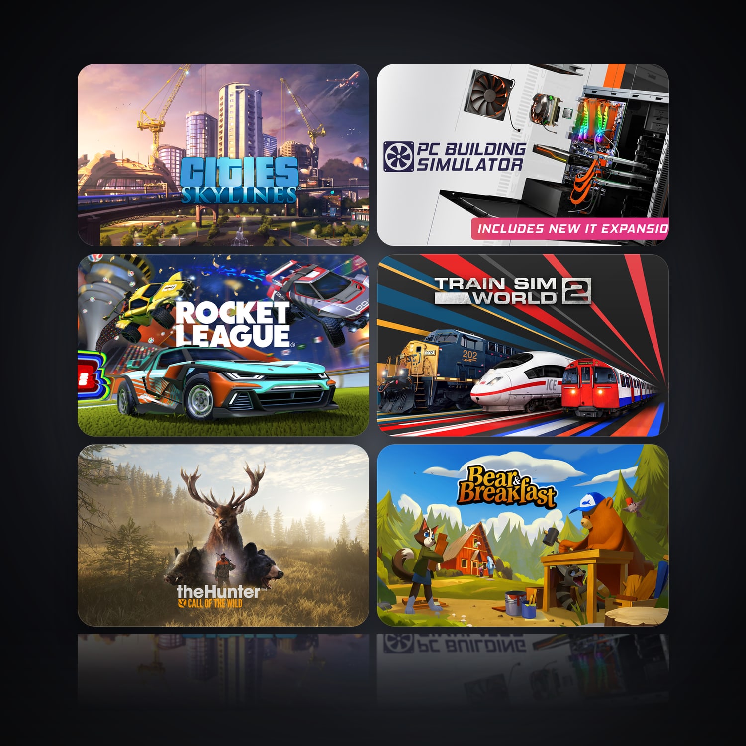 Cities Skylines & PC Building Simulator | 43 Games — HabibiAccounts