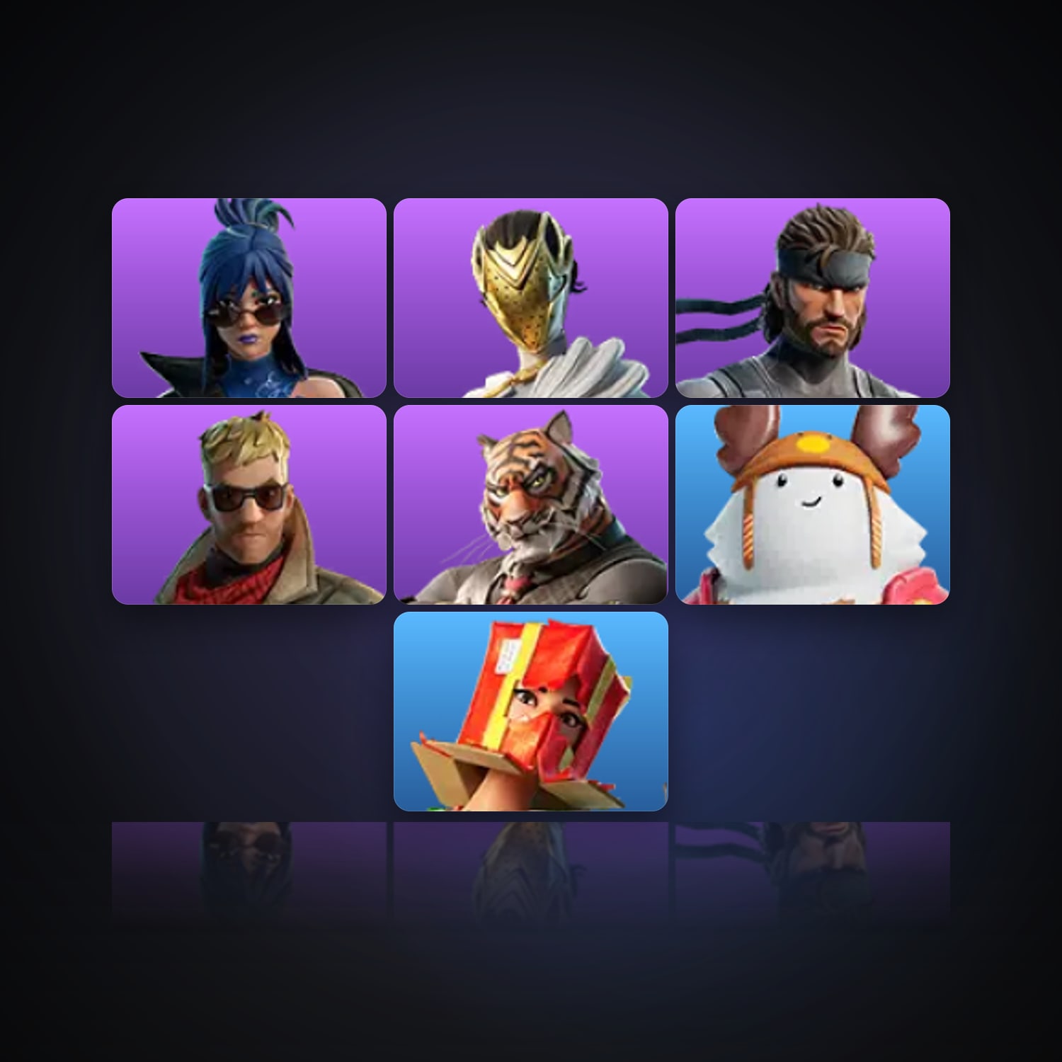 Fortnite | 7 Skins | 550 V-Bucks | Level 221 | 10 Wins — HabibiAccounts