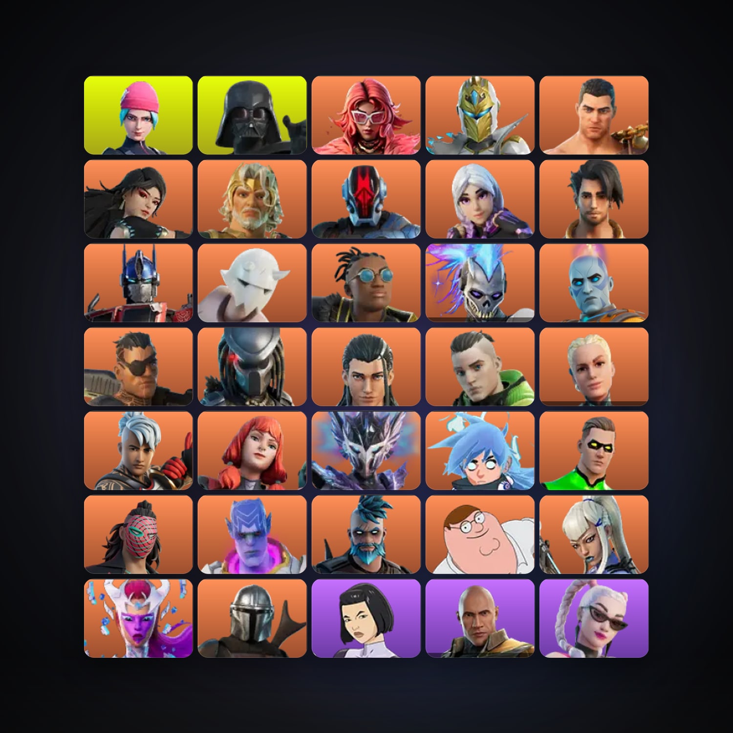 Fortnite | 290 Skins | 950 V-Bucks | Level 4918 | 803 Wins — HabibiAccounts